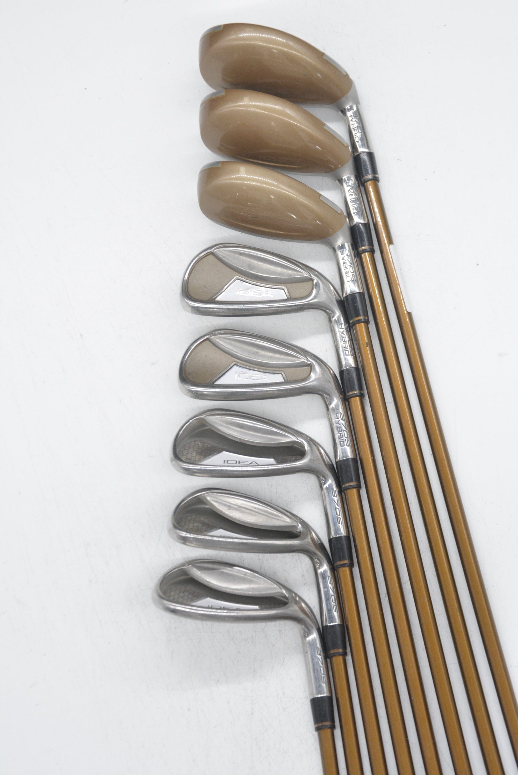 Women's Adams Idea A7Os Hybrid 4H-6H, 7-9, GW-SW Iron Set W Flex Std Length Golf Clubs GolfRoots