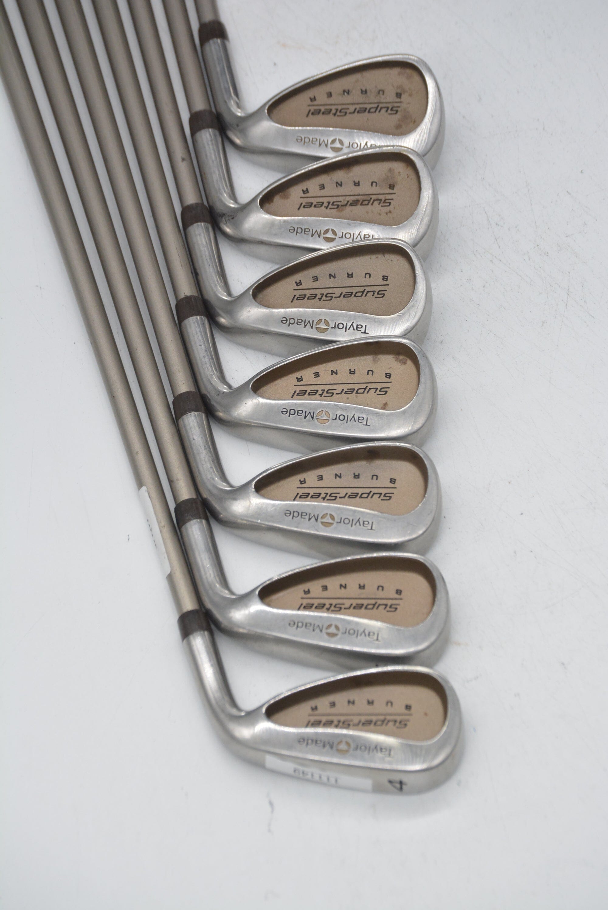 Women's TaylorMade Burner Supersteel 4-PW Iron Set W Flex Std Length Golf Clubs GolfRoots