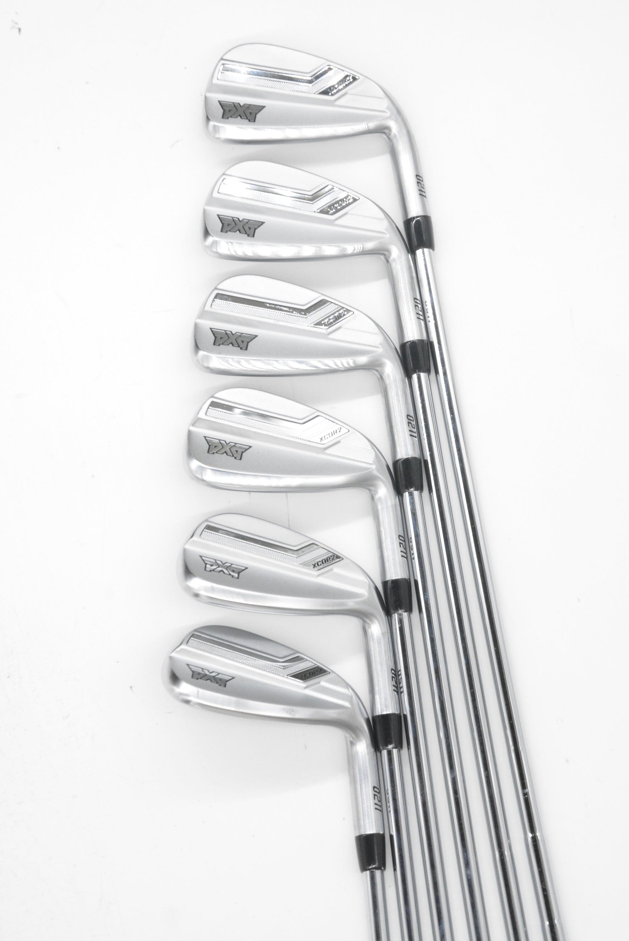 NEW PXG 0211 XCOR2 5-8, PW-GW Iron Set S Flex +0.5" Golf Clubs GolfRoots