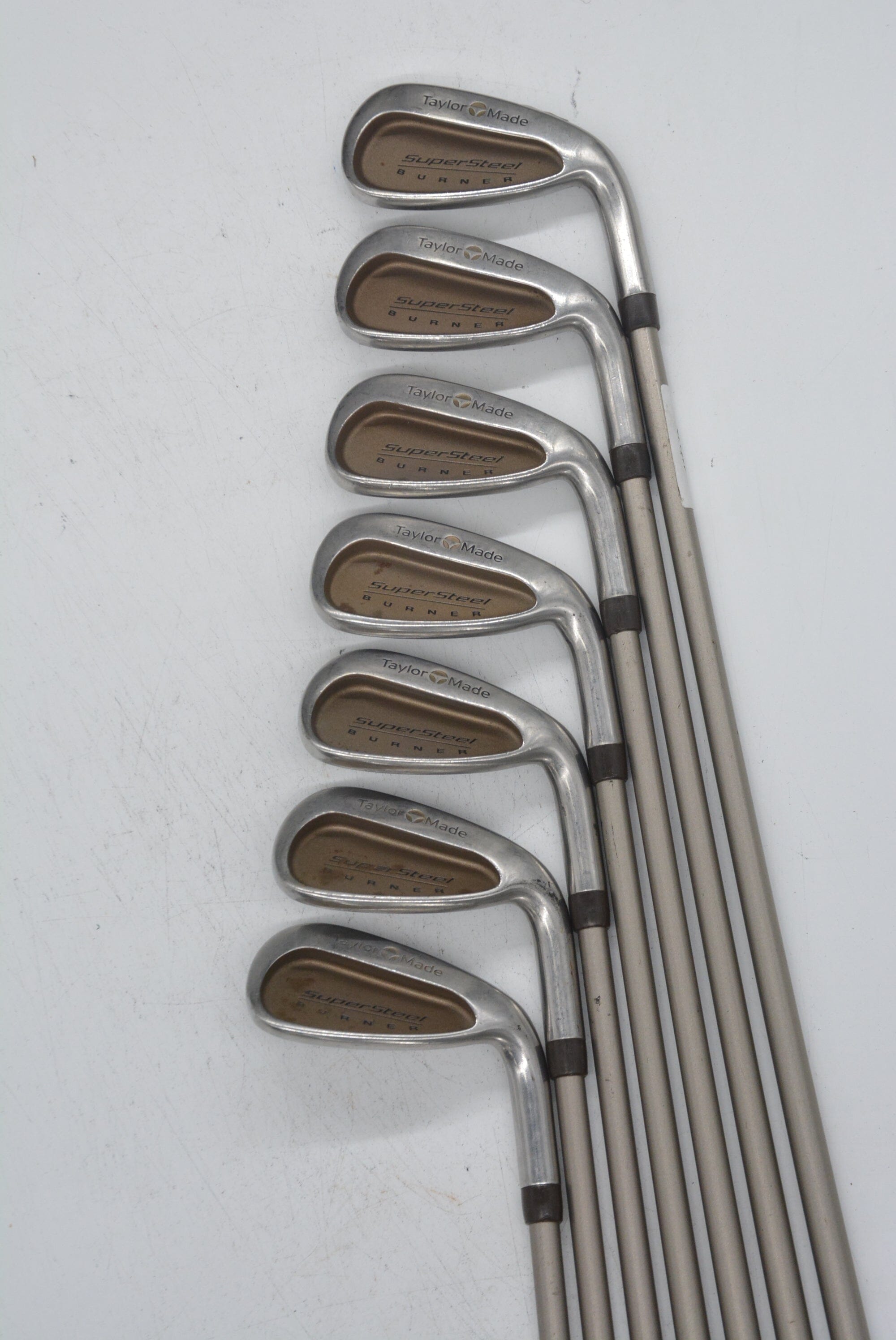 Women's TaylorMade Burner Supersteel 4-PW Iron Set W Flex Std Length Golf Clubs GolfRoots