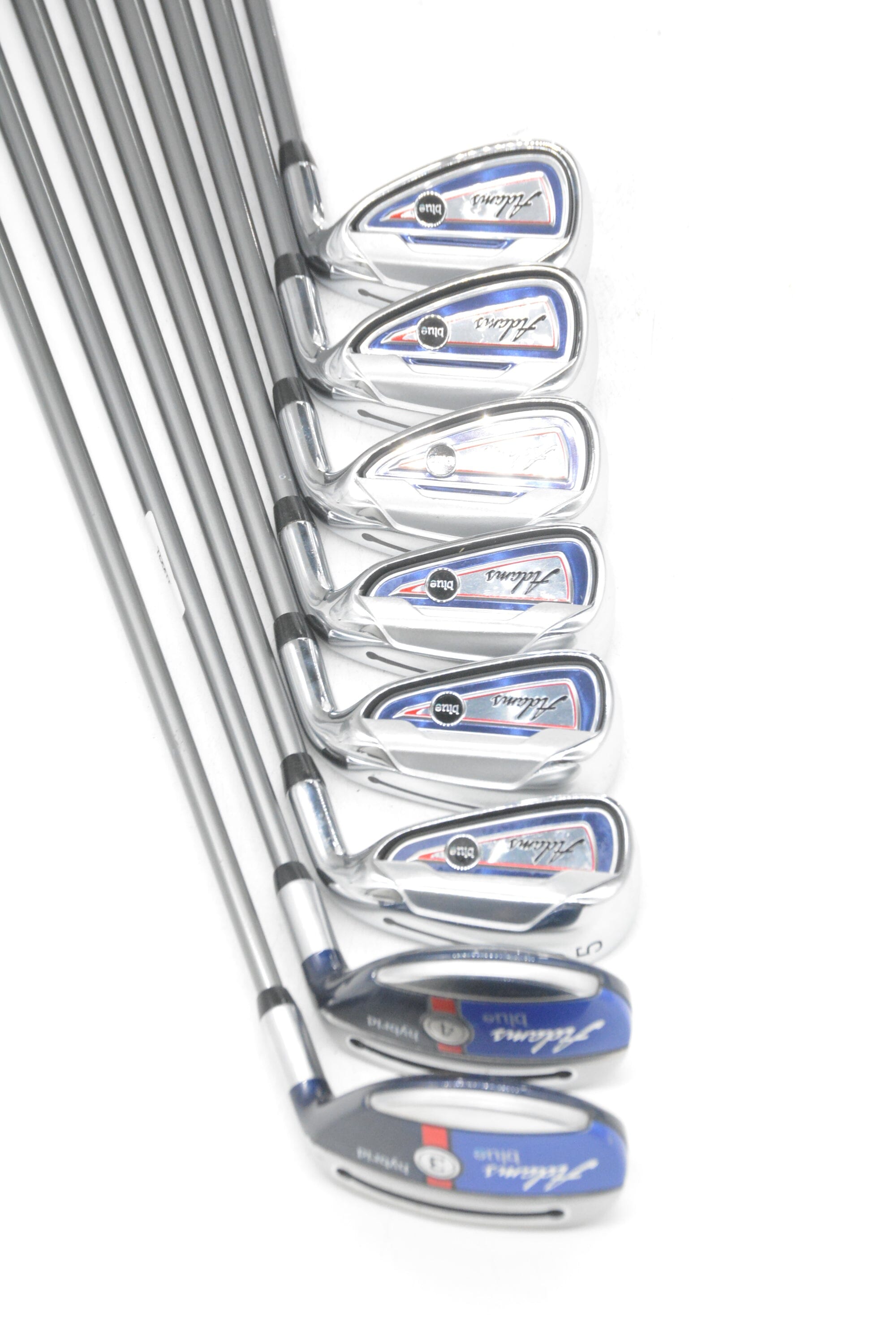 Adams Blue 3H, 5H, 5-PW Iron Set R Flex Std Length Golf Clubs GolfRoots