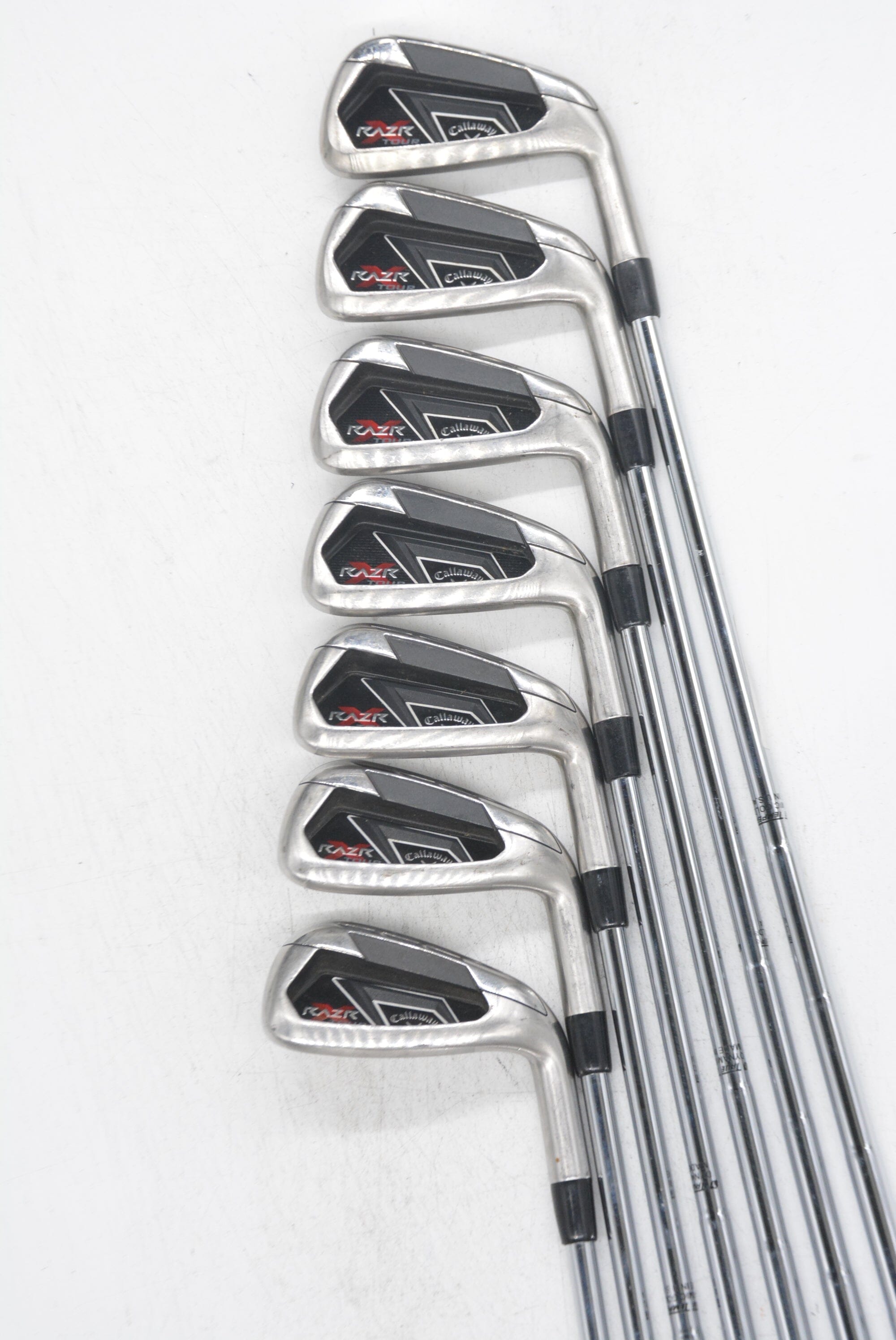 Callaway RAZR X Tour 3-9 Iron Set S Flex Std Length Golf Clubs GolfRoots