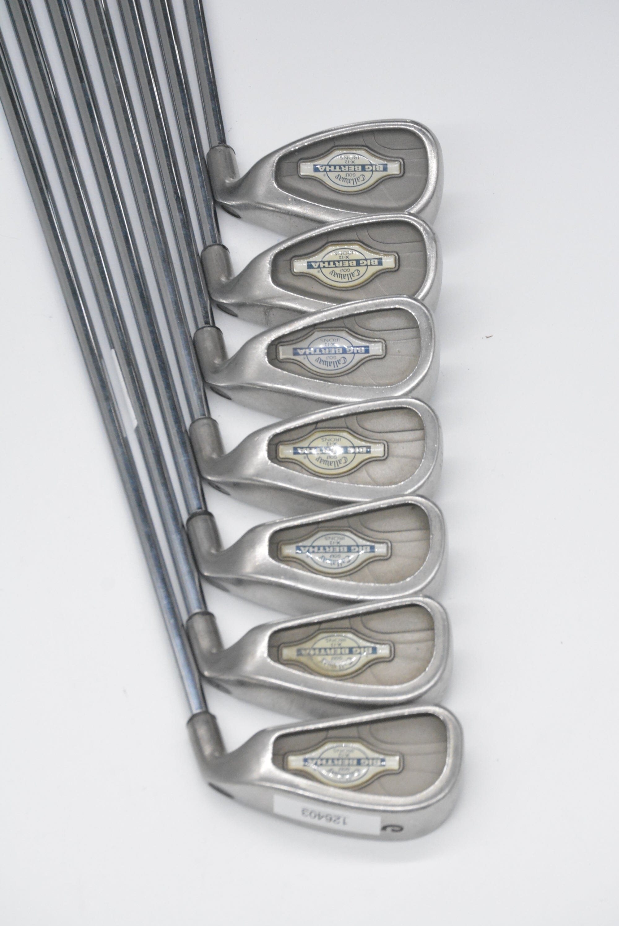 Callaway Big Bertha X-12 5-AW Iron Set S Flex Std Length Golf Clubs GolfRoots