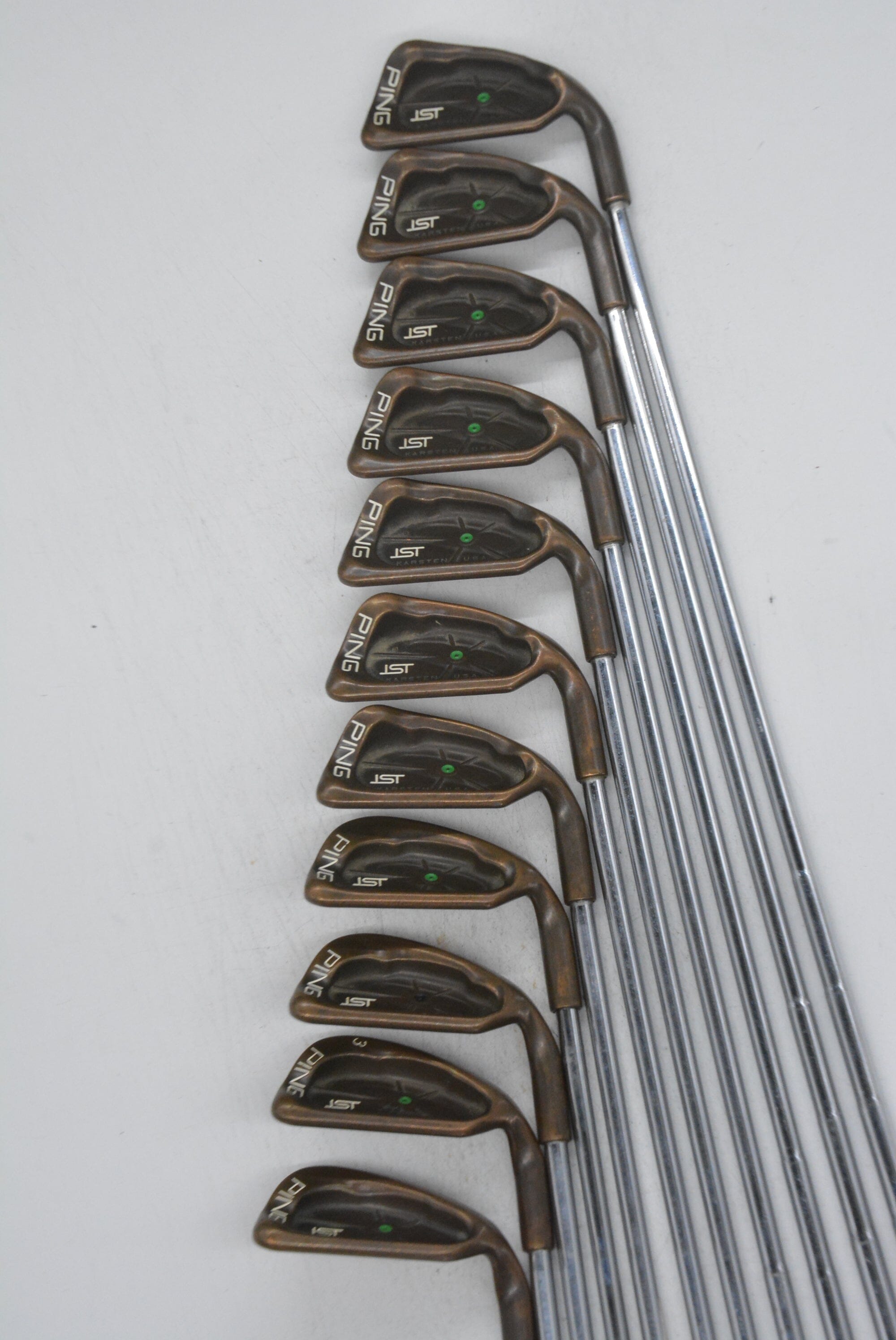Ping ISI Beryllium Copper 3-LW Iron Set S Flex +0.5" Golf Clubs GolfRoots