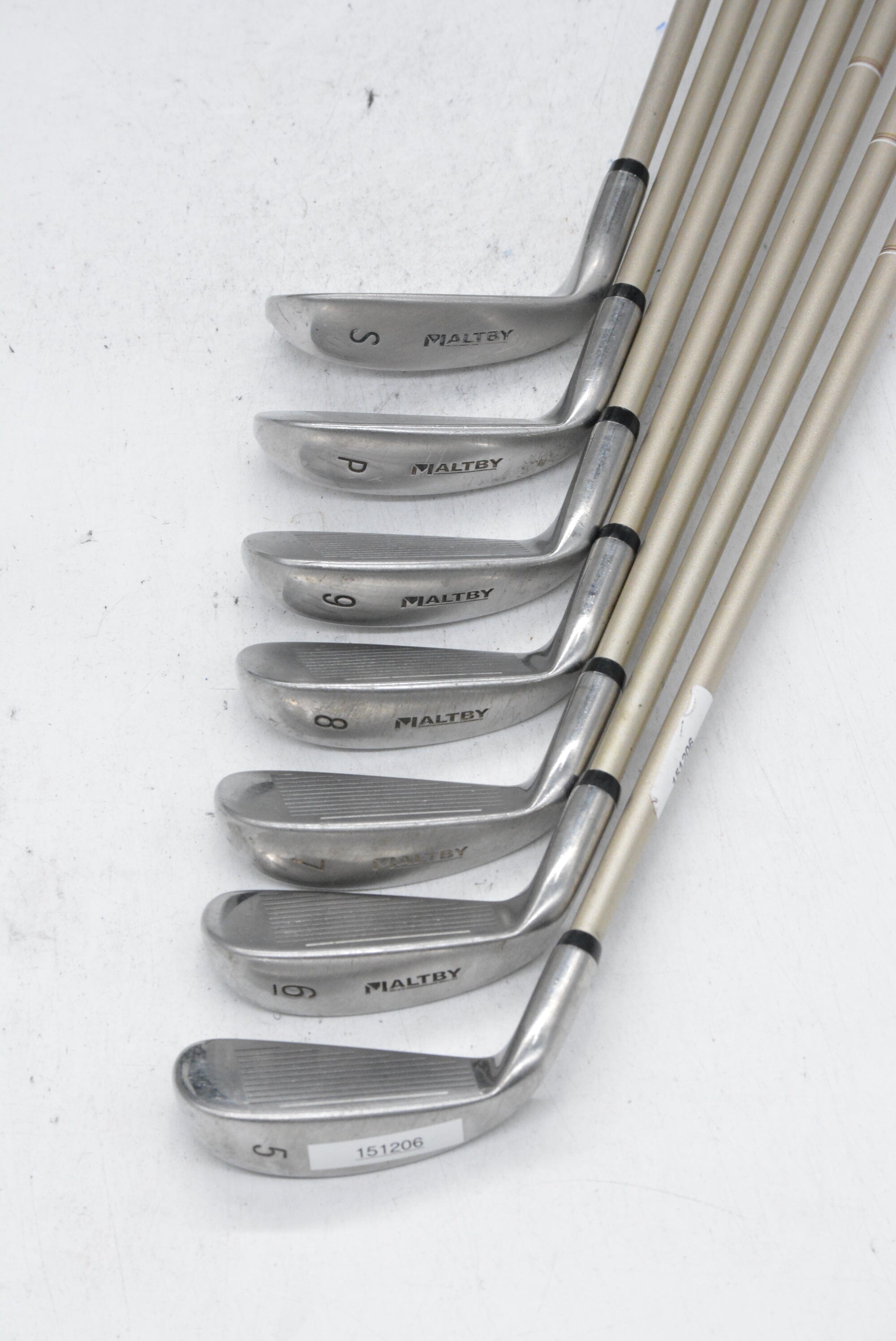 Women's Maltby Logic Lady 5-PW, SW Iron Set W Flex -0.25" Golf Clubs GolfRoots
