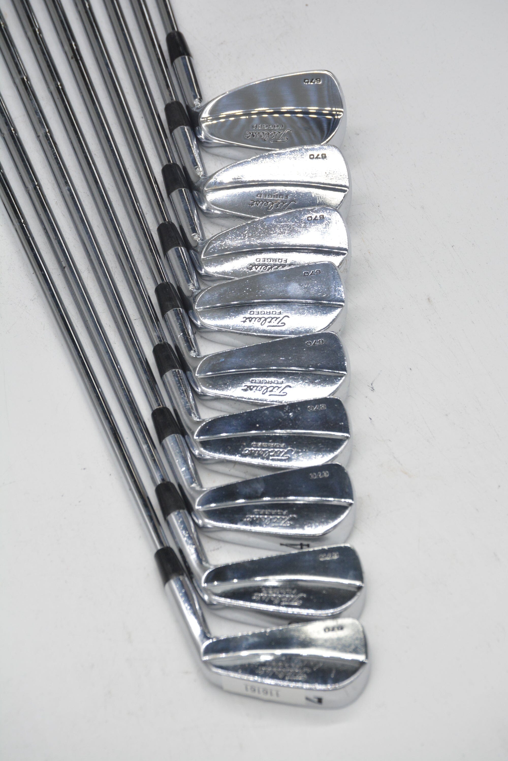 Titleist 670 Forged 2-PW Iron Set S Flex +0.25" Golf Clubs GolfRoots