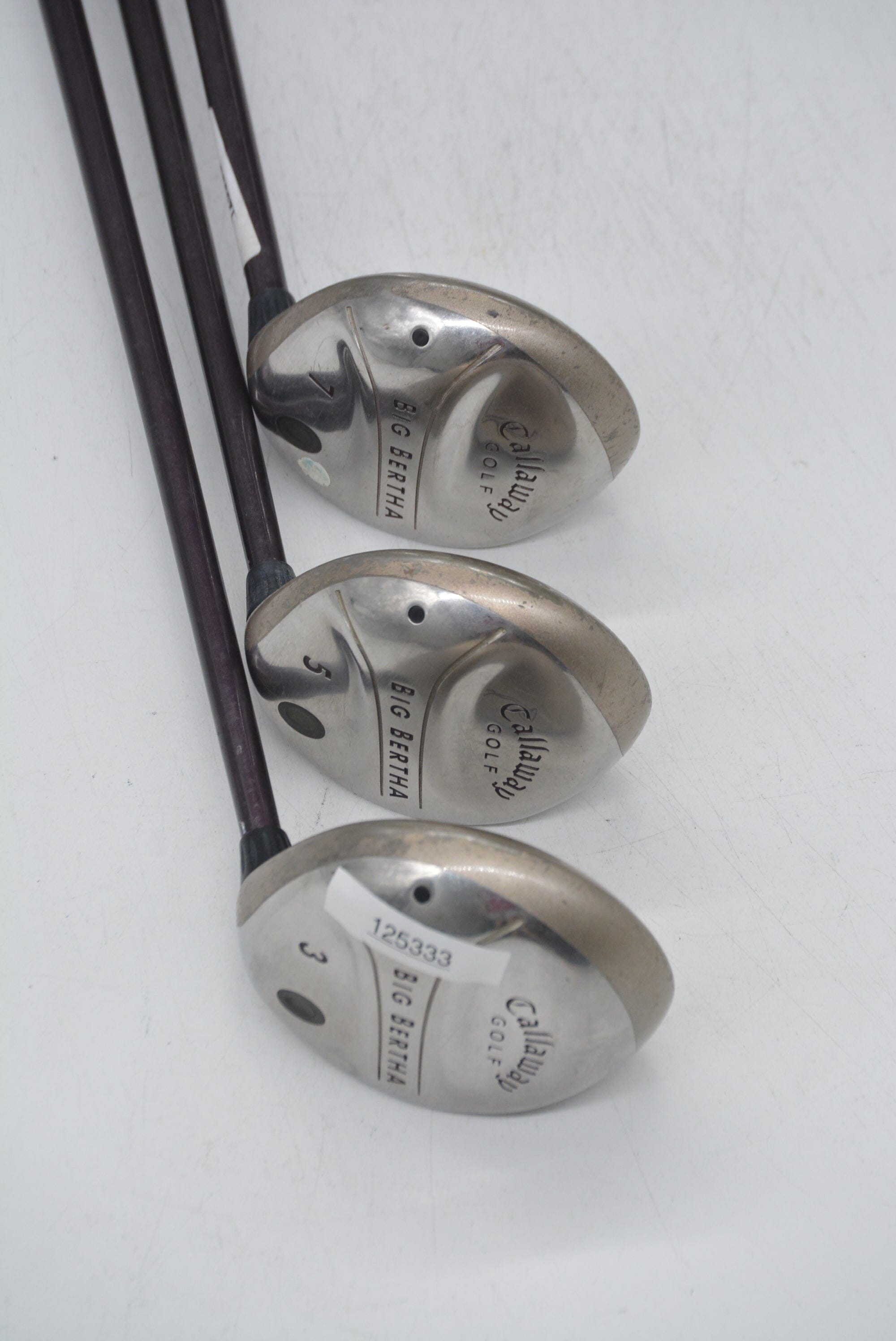 Women's Callaway Big Bertha 2004 3W, 5W, 7W Wood Set W Flex Golf Clubs GolfRoots