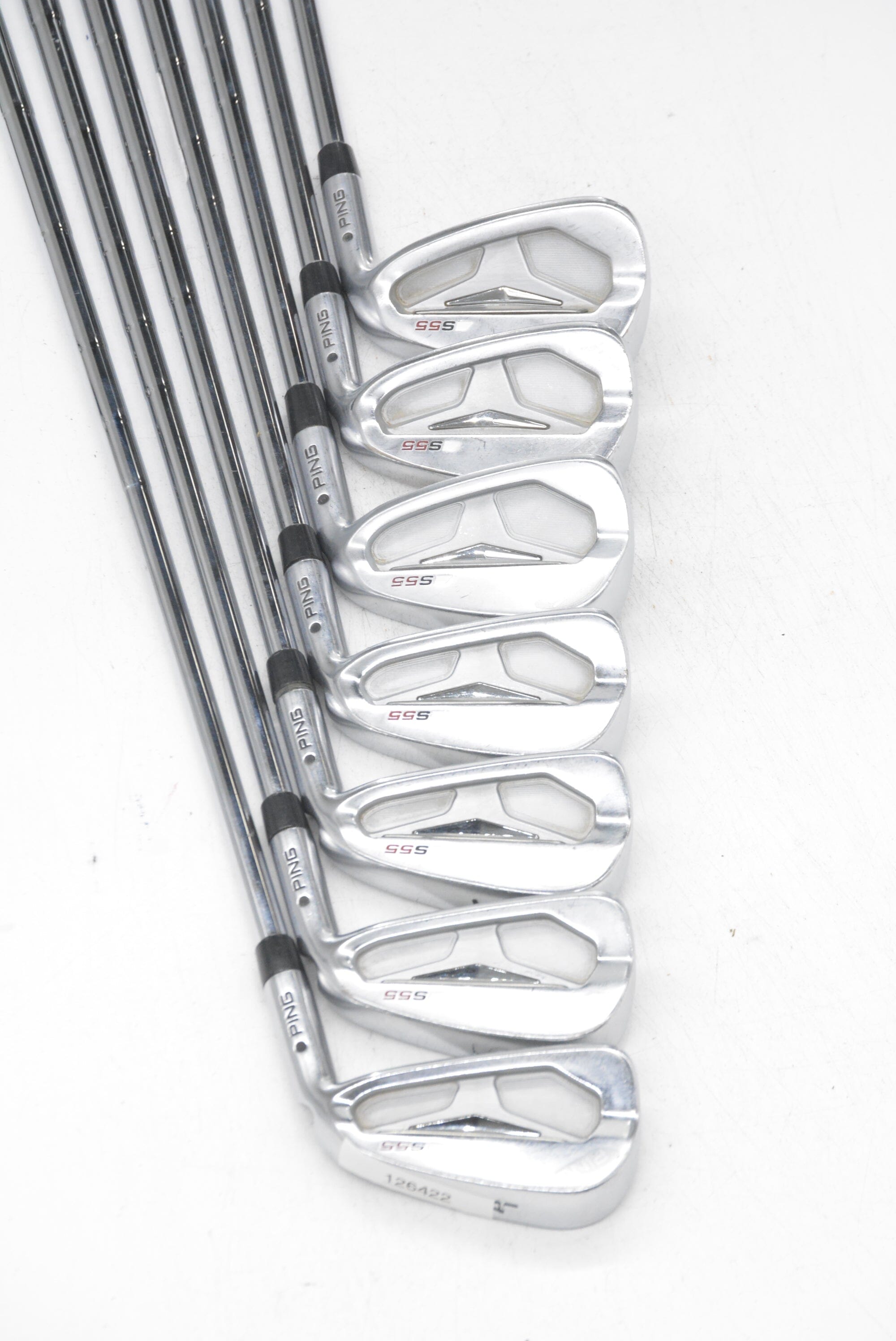 Ping S55 4-PW Iron Set S Flex -0.25" Golf Clubs GolfRoots