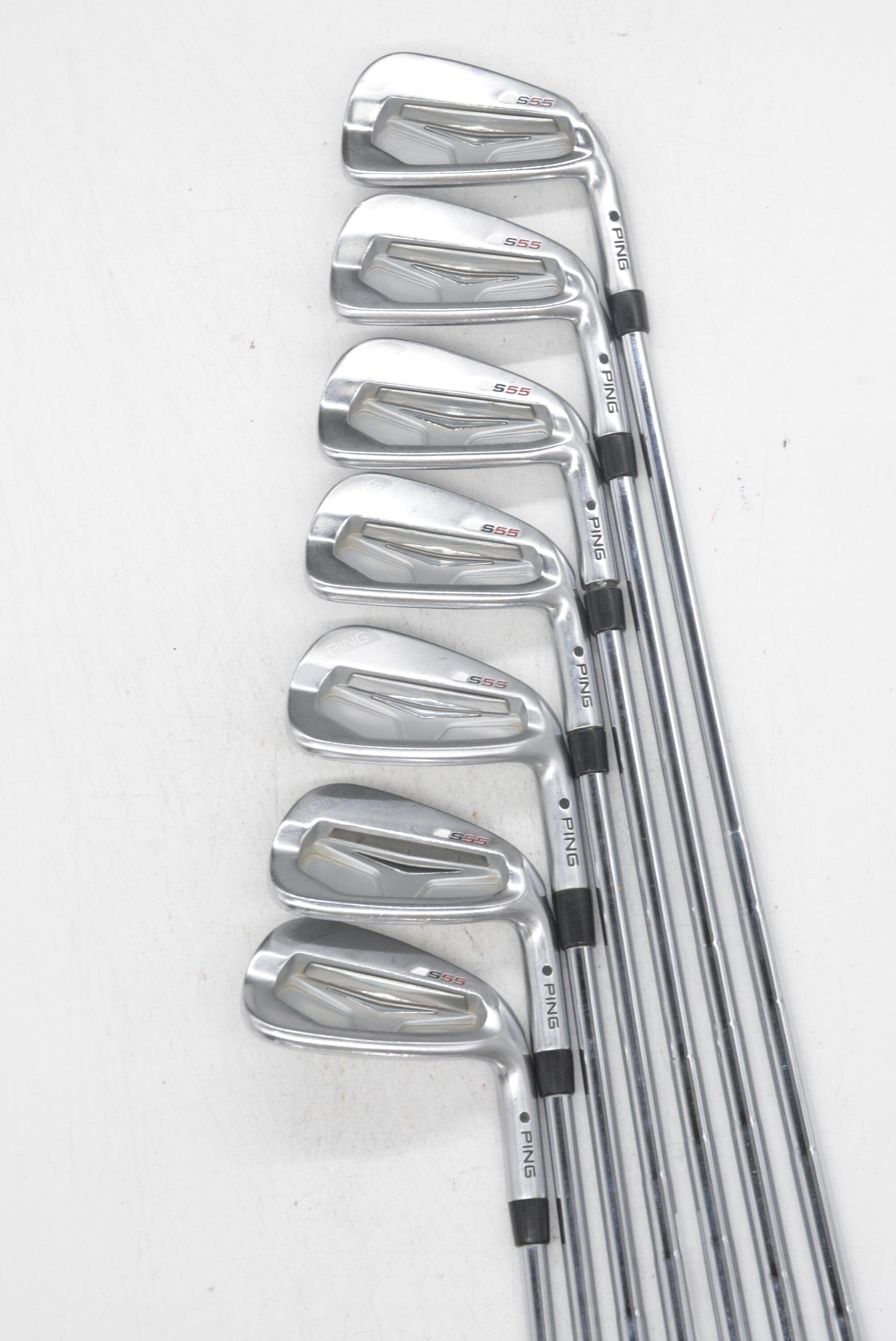 Ping S55 4-PW Iron Set S Flex -0.25" Golf Clubs GolfRoots