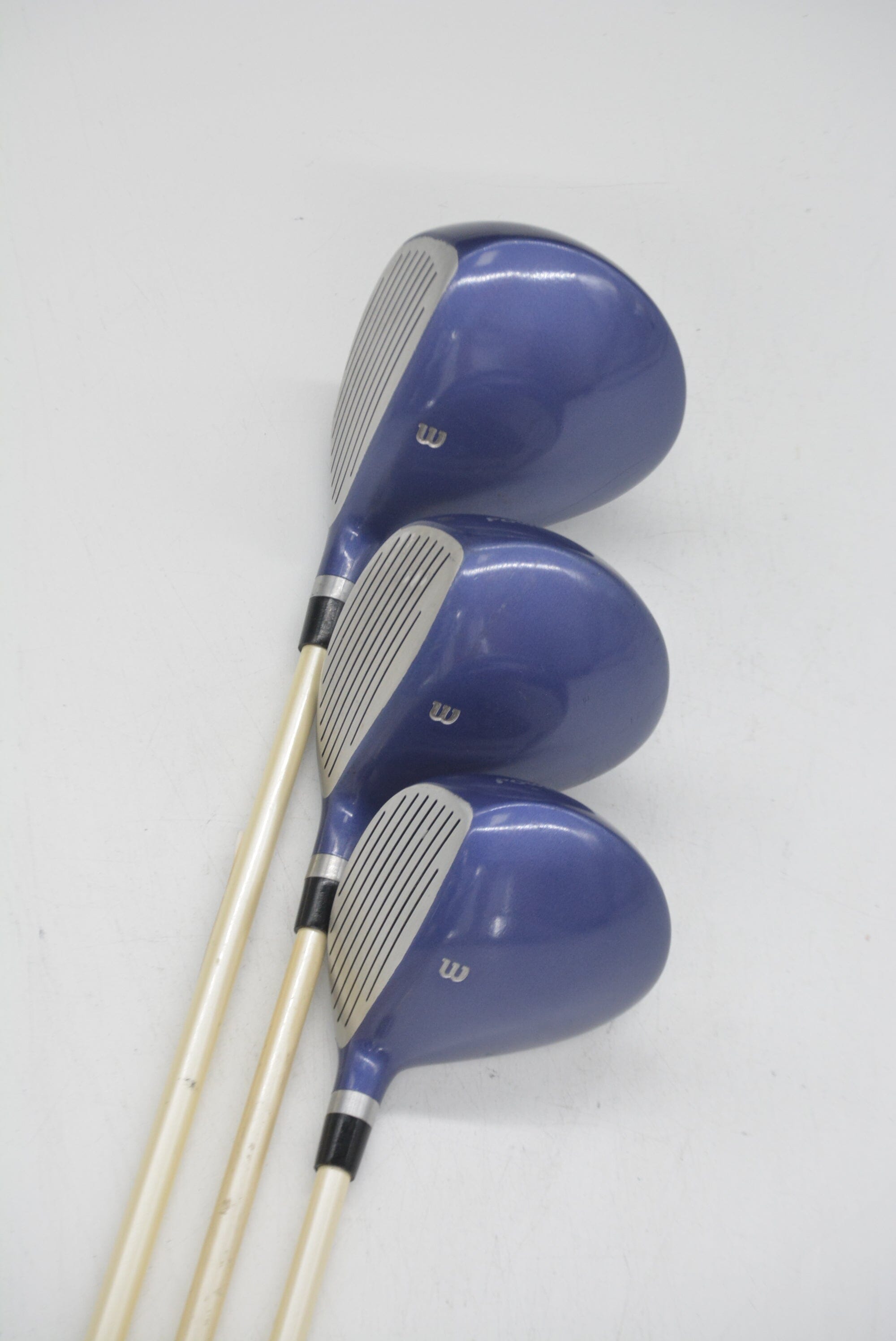 Women's Wilson Power Chamber 3W, 5W, 7W Wood Set W Flex Golf Clubs GolfRoots