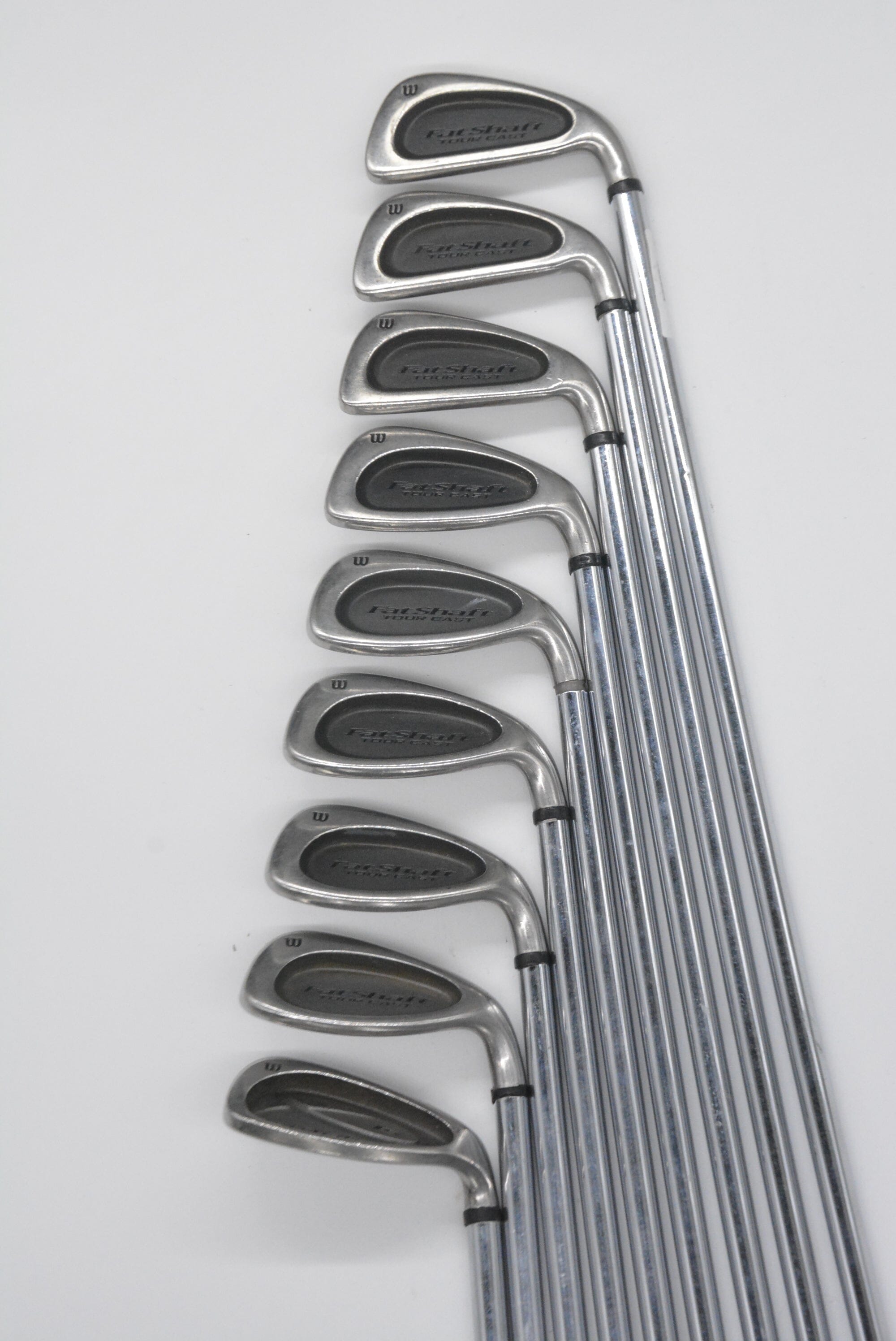 Wilson Fat Shaft Tour Cast 4-GW, LW Iron Set S Flex +1.25" Golf Clubs GolfRoots