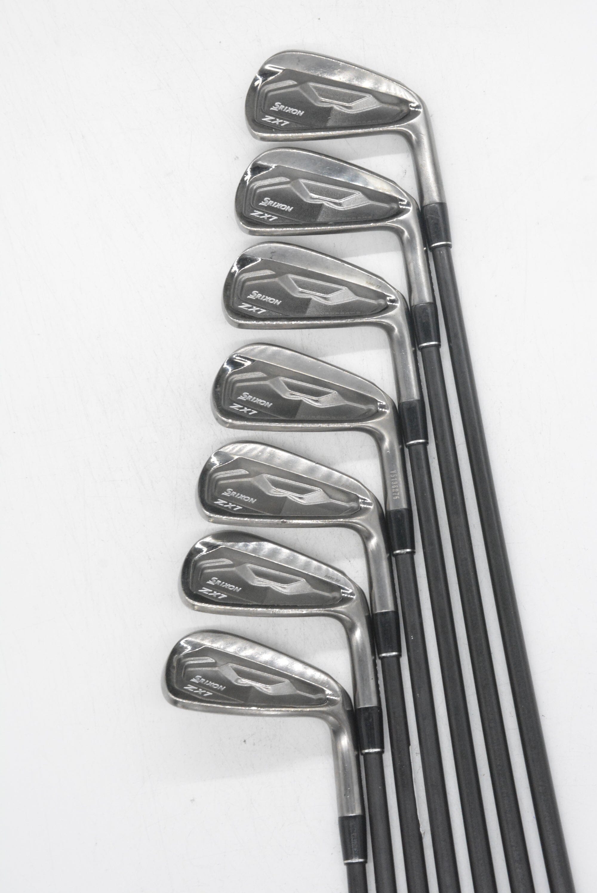 Srixon ZX7 Mk II Black Chrome Limited Edition 4-PW Iron Set S Flex +0.25" Golf Clubs GolfRoots