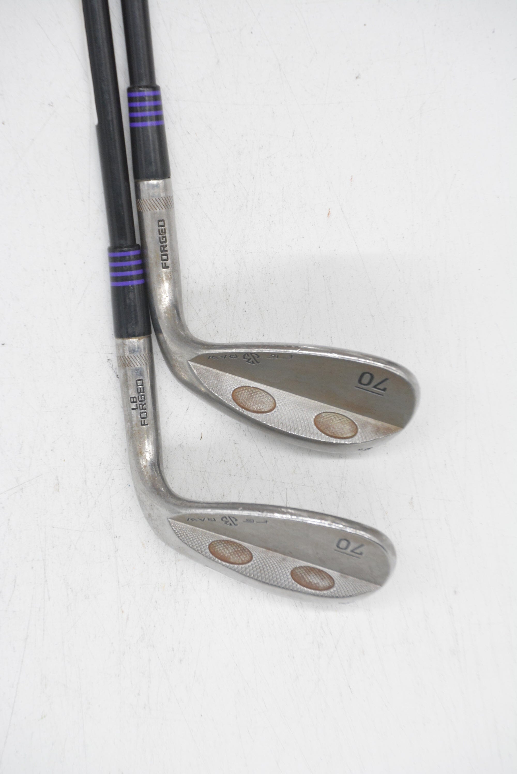 Sub 70 JB Full Groove Raw 54 & 58 Degree Wedge Set S Flex Golf Clubs GolfRoots