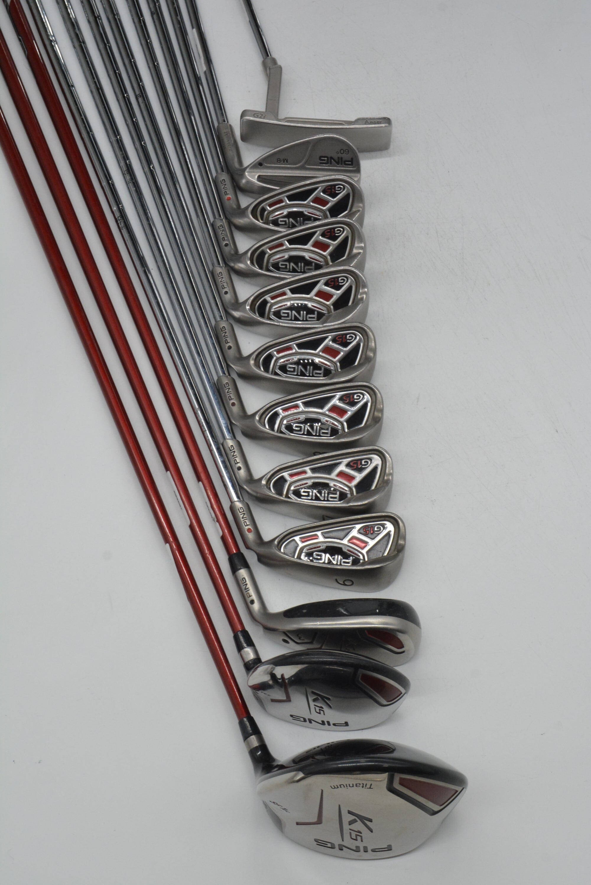 Ping G15 Mixed Full Set R Flex Std Length Golf Clubs GolfRoots