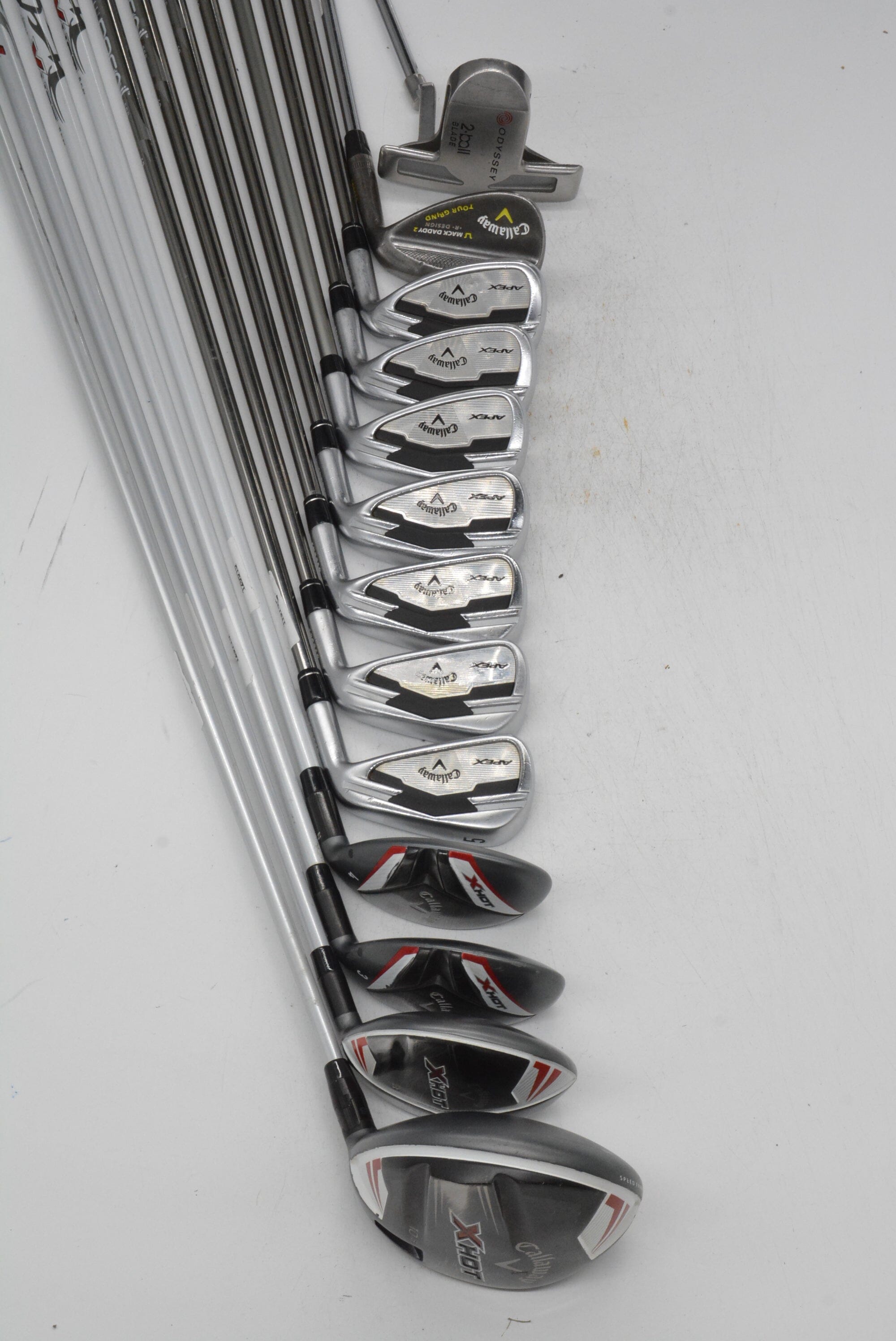 Callaway Apex Mixed Full Set R Flex -0.5" Golf Clubs GolfRoots