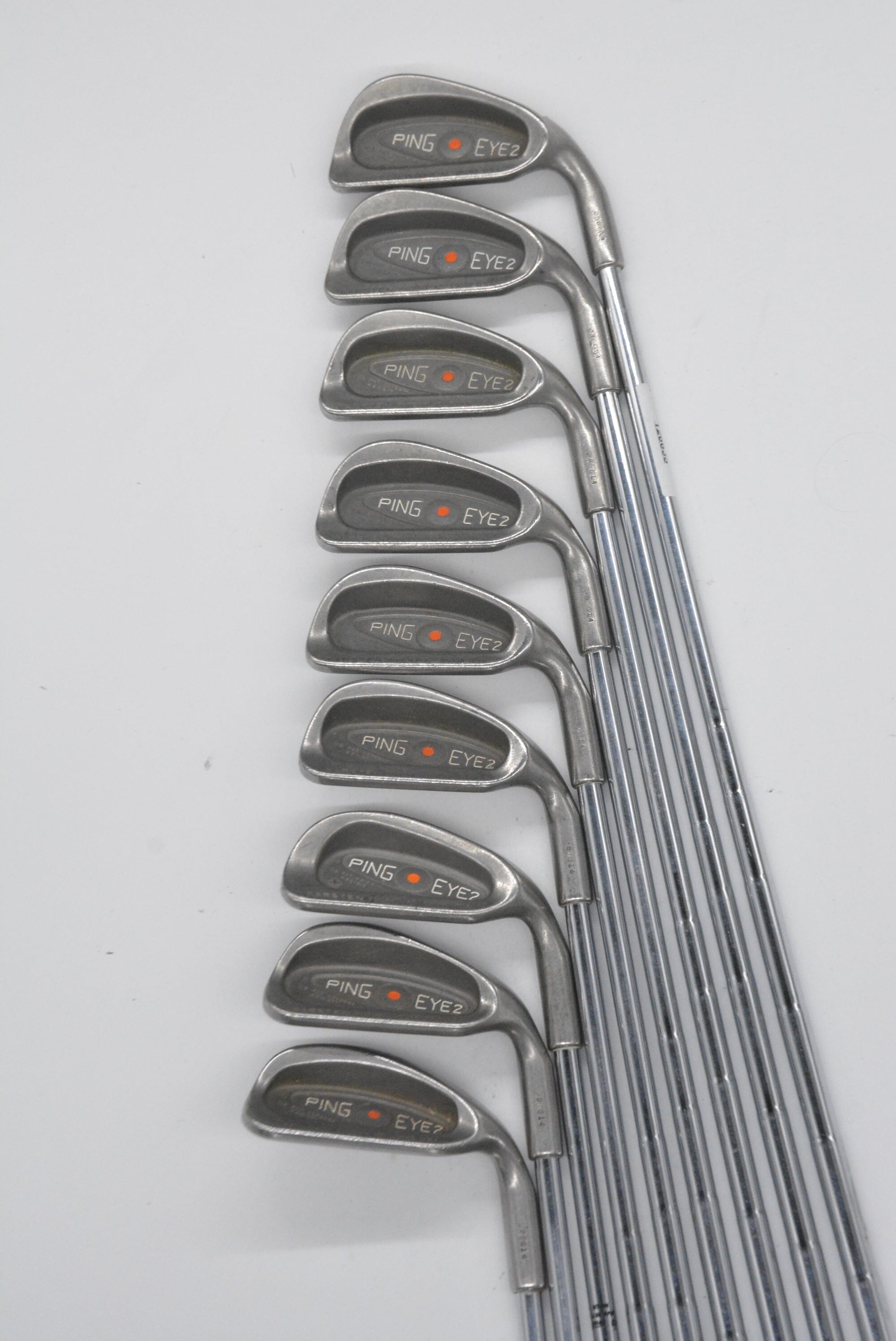 Ping Eye 2 2-PW Iron Set S Flex -0.75" Golf Clubs GolfRoots