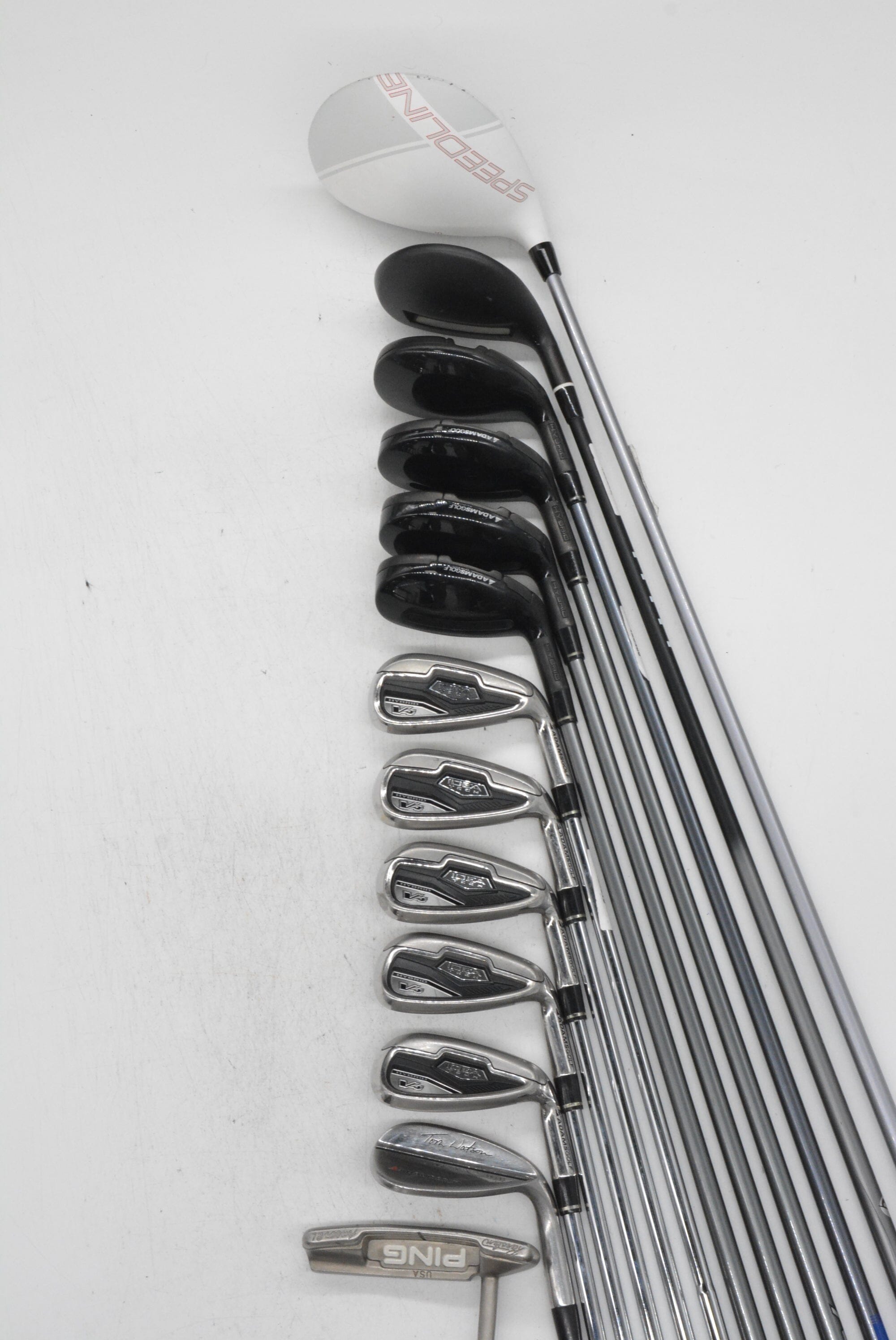Adams Idea Tech V4 Hybrid Mixed Full Set R Flex +0.75" Golf Clubs GolfRoots