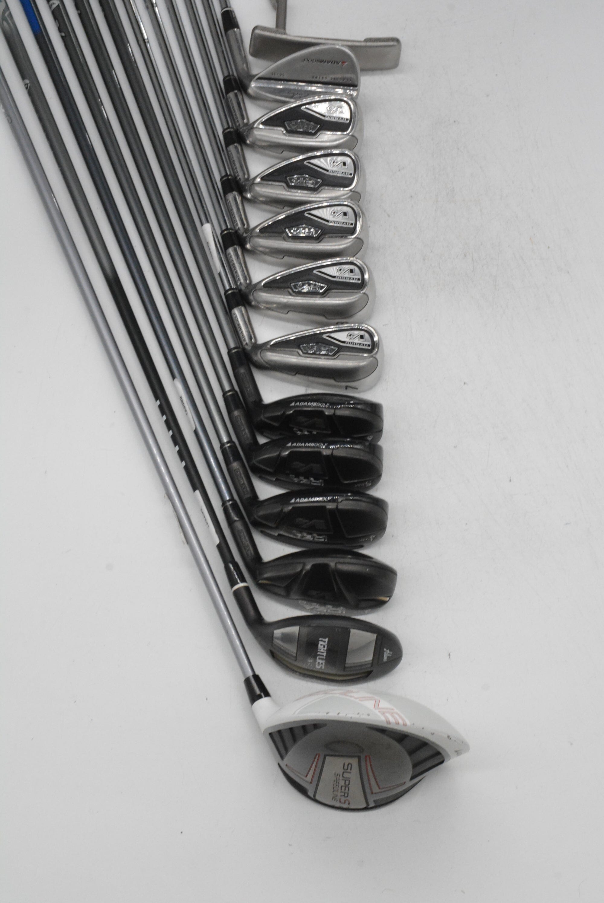 Adams Idea Tech V4 Hybrid Mixed Full Set R Flex +0.75" Golf Clubs GolfRoots