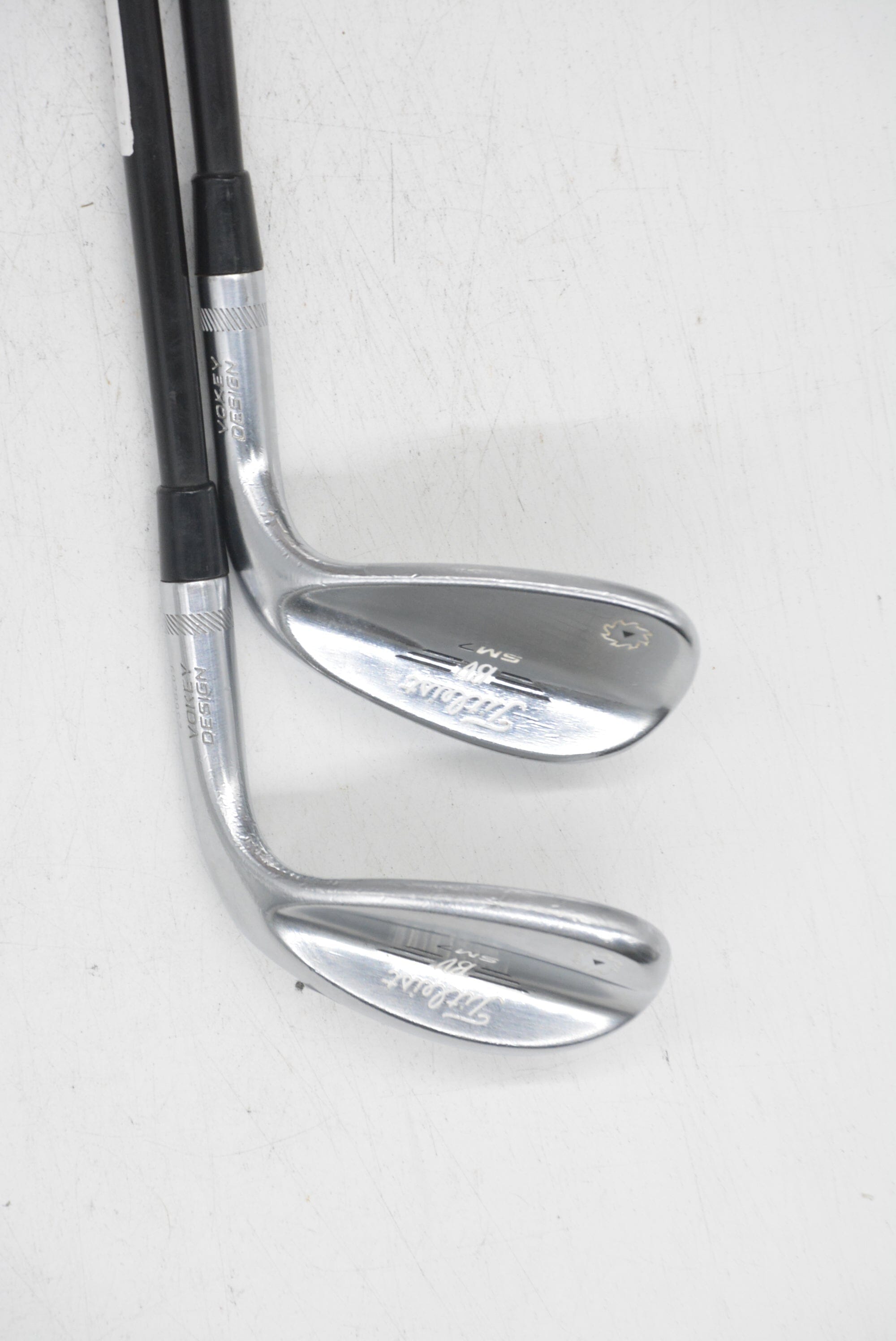 Titleist Vokey SM7 Tour Chrome 54 & 60 Degree Wedge Set S Flex Golf Clubs GolfRoots