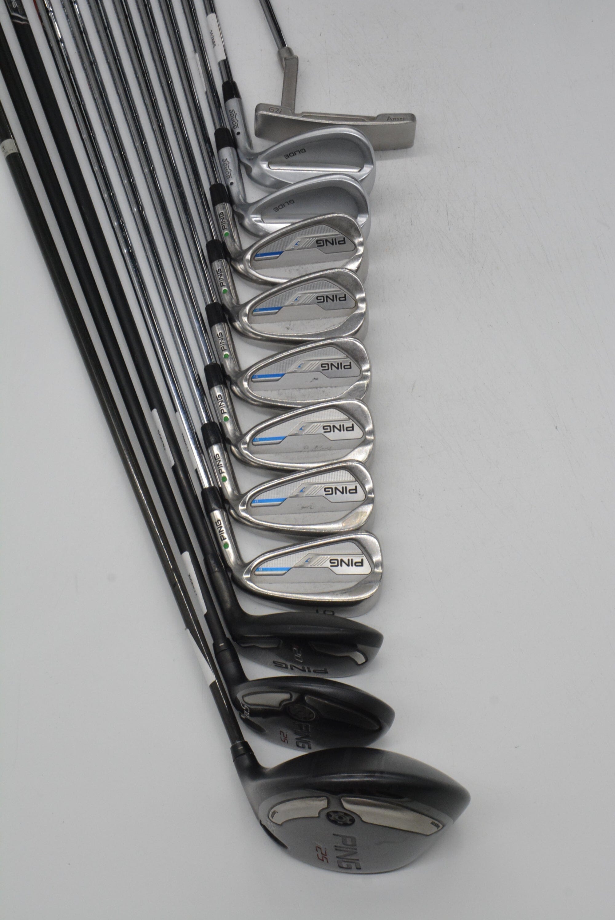 Ping I Series E1 Mixed Full Set S Flex +0.25" Golf Clubs GolfRoots