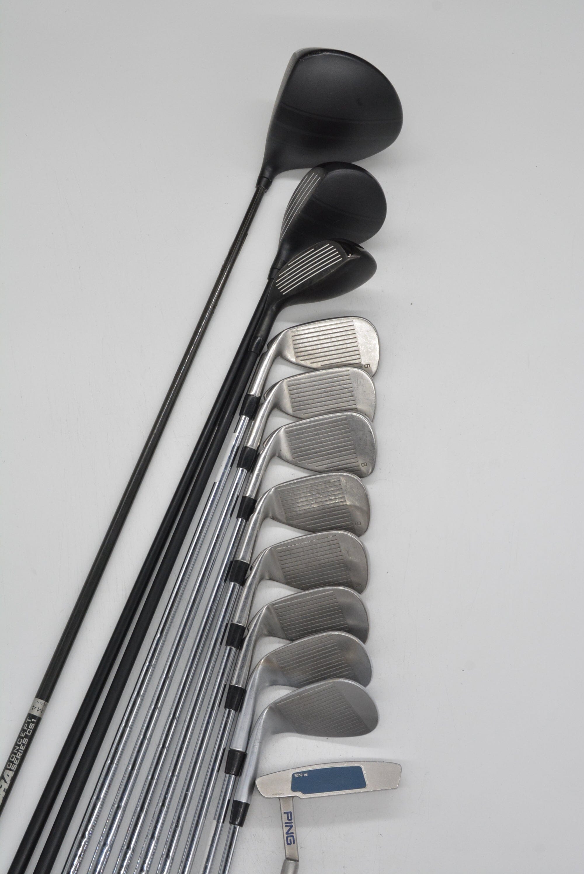 Ping I Series E1 Mixed Full Set S Flex +0.25" Golf Clubs GolfRoots