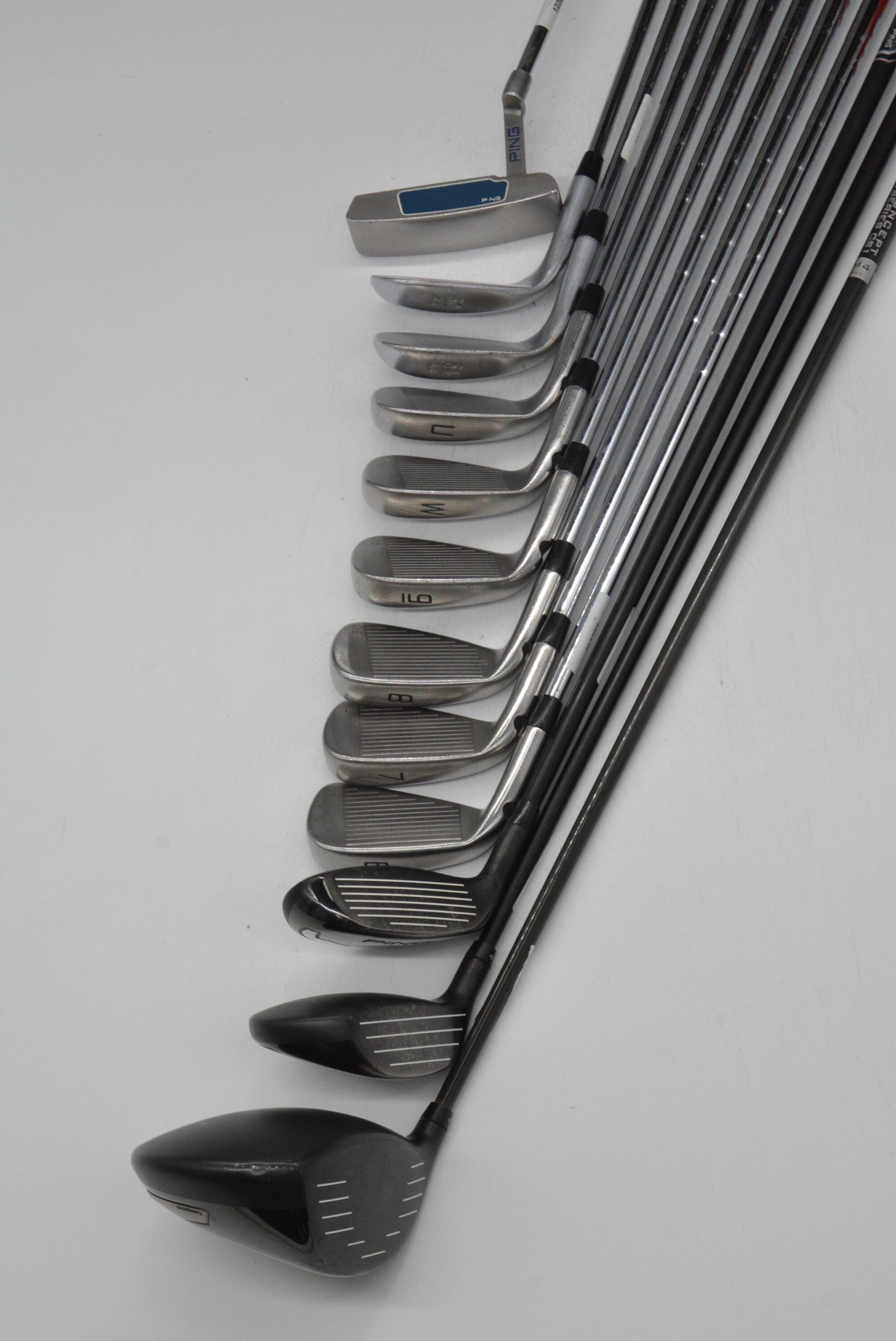 Ping I Series E1 Mixed Full Set S Flex +0.25" Golf Clubs GolfRoots