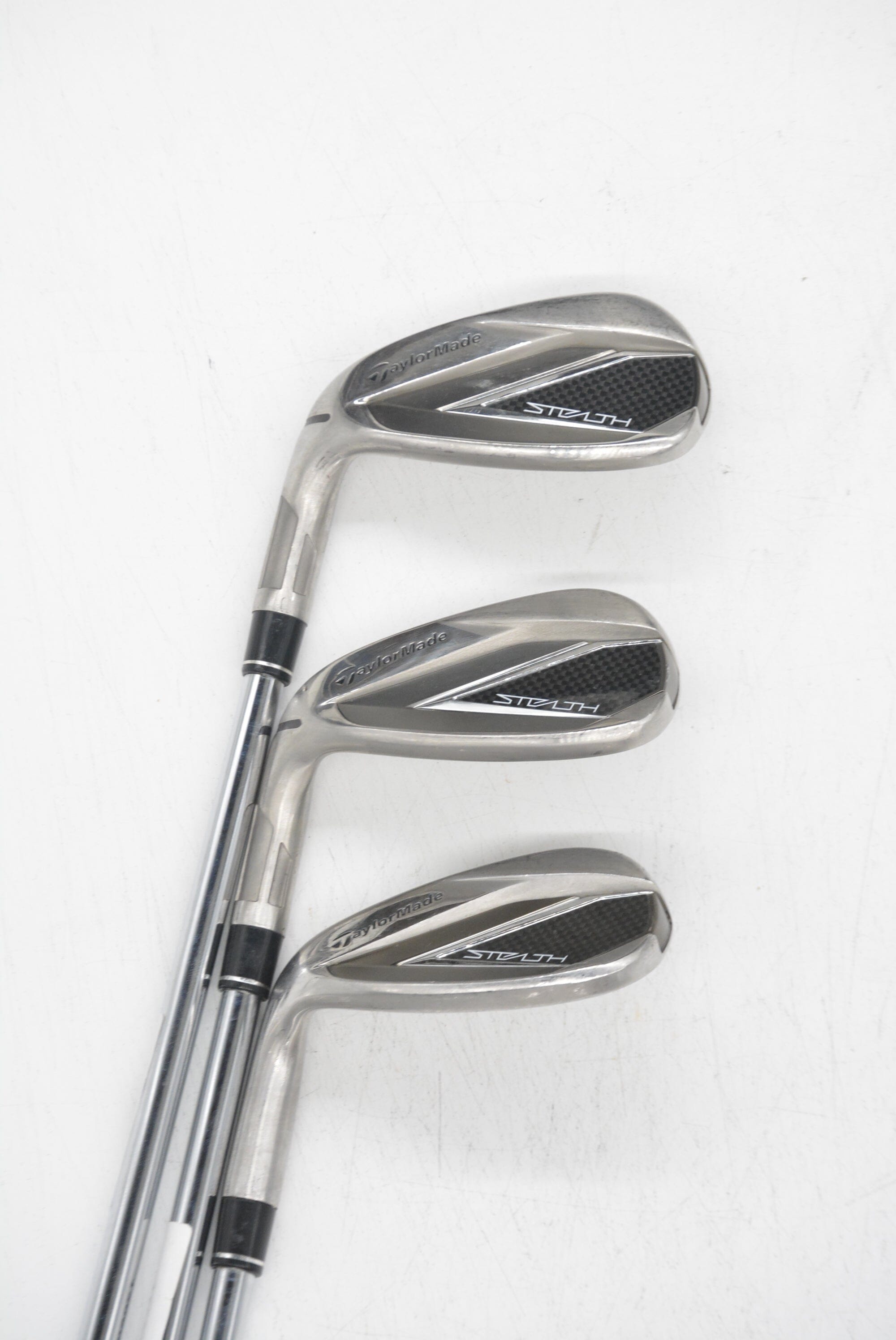 Lefty TaylorMade Stealth PW, AW, SW Wedge Set R Flex Golf Clubs GolfRoots