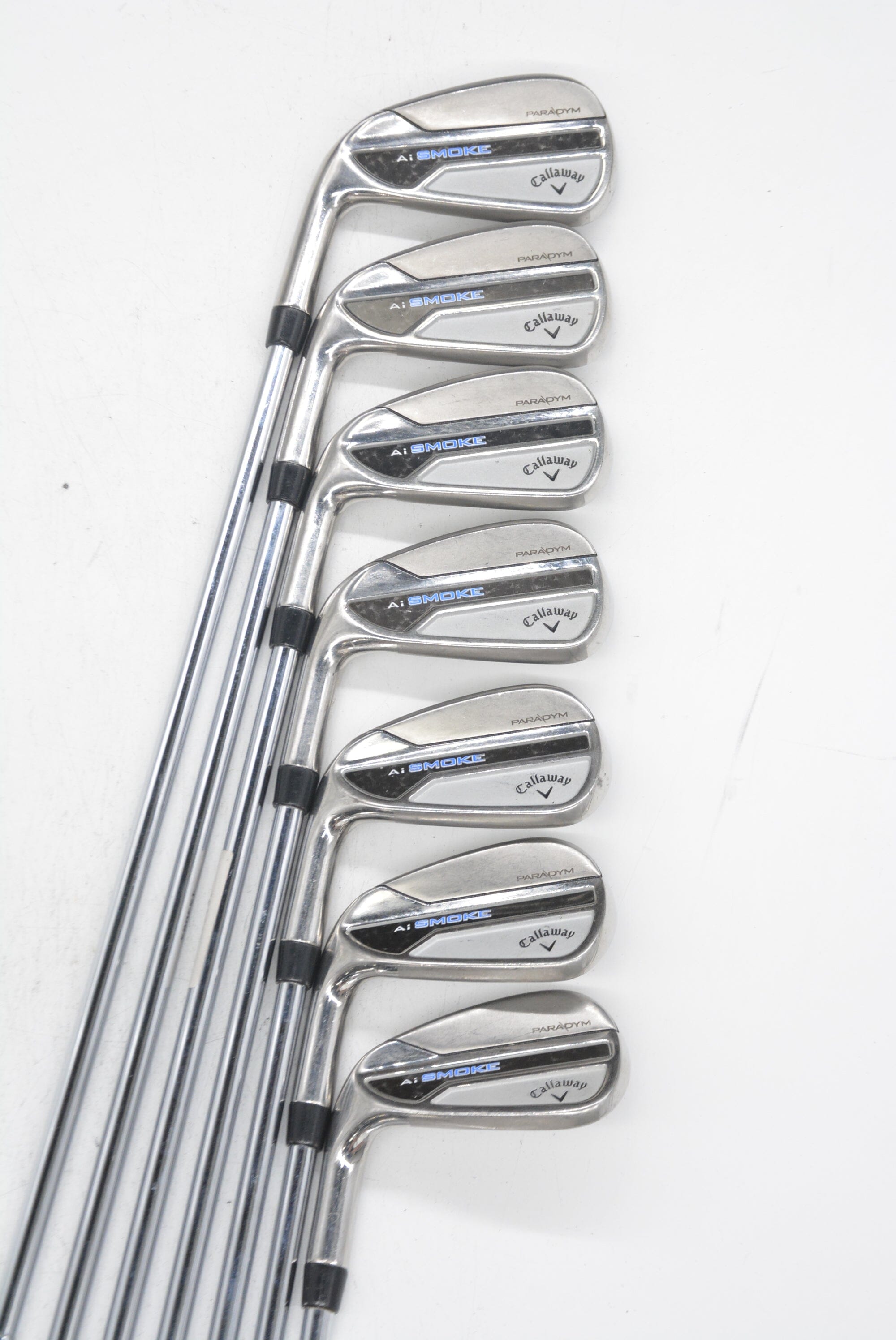 Lefty Callaway Paradym Ai Smoke 4-PW Iron Set R Flex +0.25" Golf Clubs GolfRoots