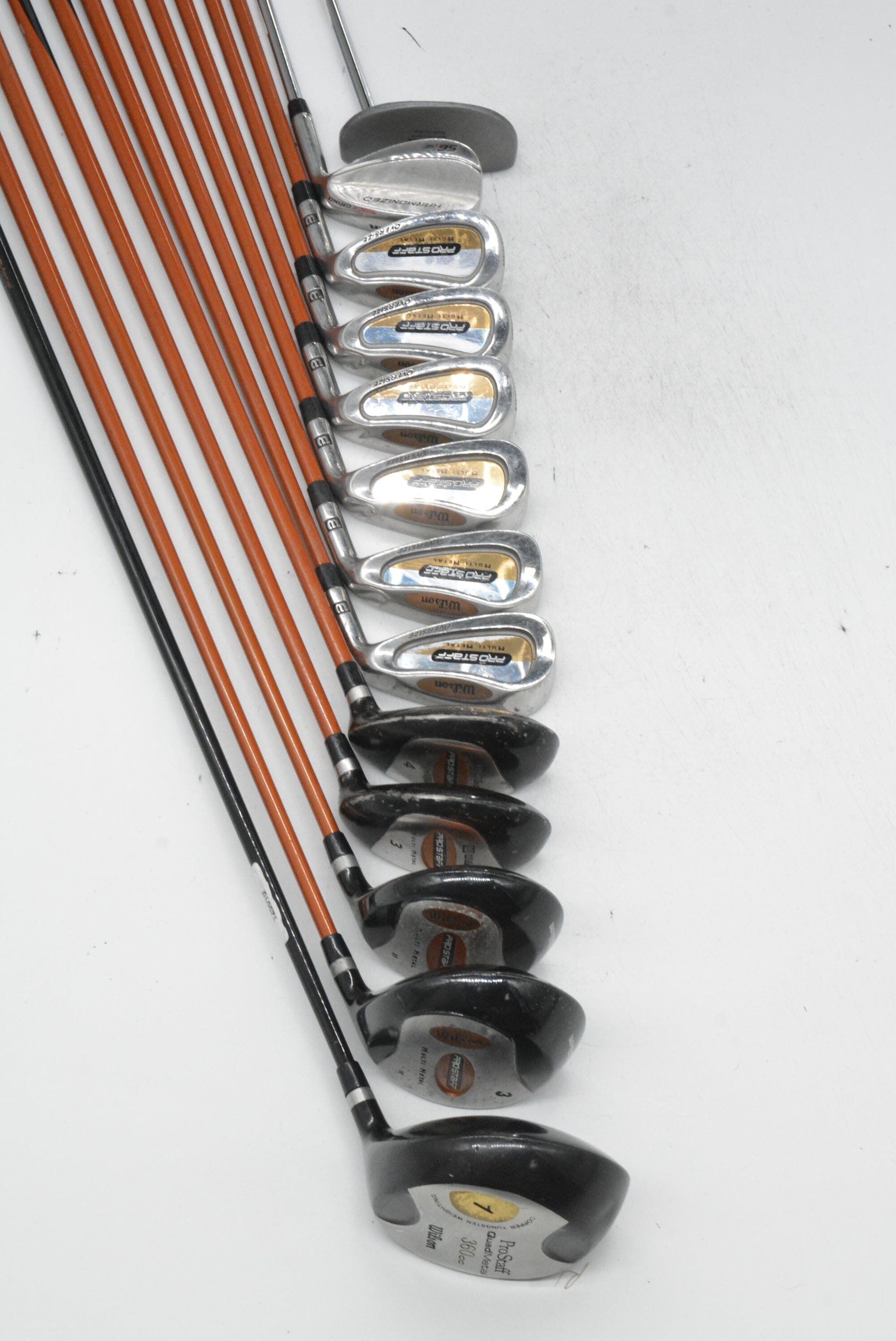 Wilson ProStaff OS Mixed Full Set R Flex Std Length Golf Clubs GolfRoots
