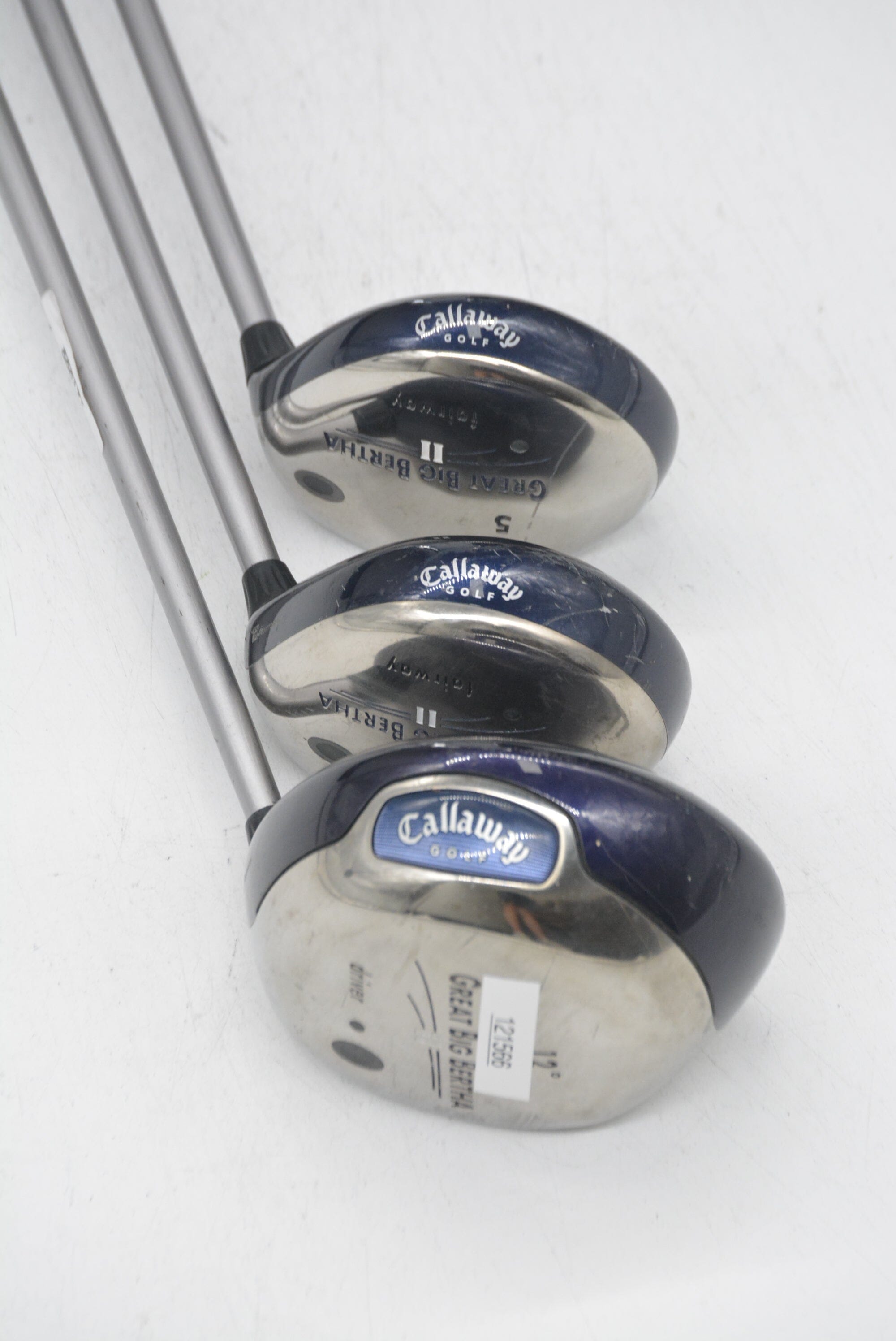 Callaway Great Big Bertha II D, 3W, 5W Wood Set SR Flex Golf Clubs GolfRoots