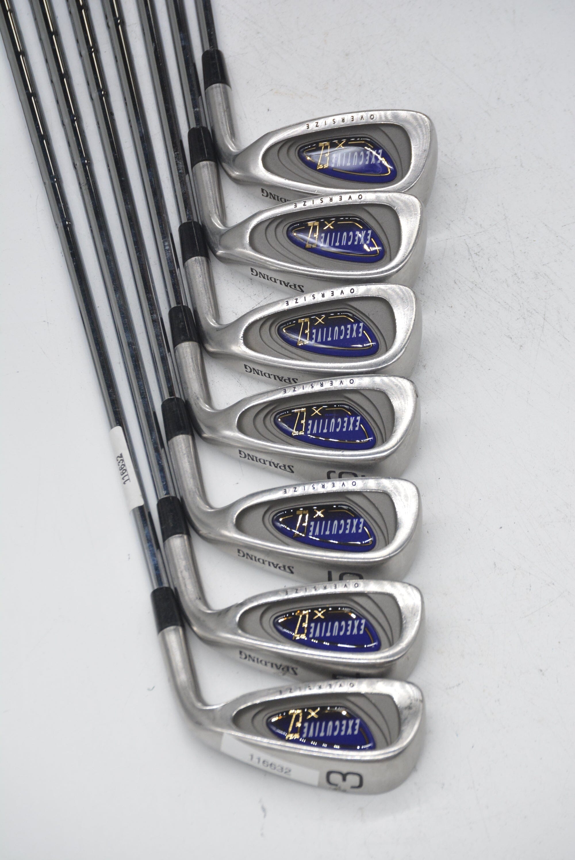 Spalding Executive EZ X 3-9 Iron Set S Flex +0.5" Golf Clubs GolfRoots