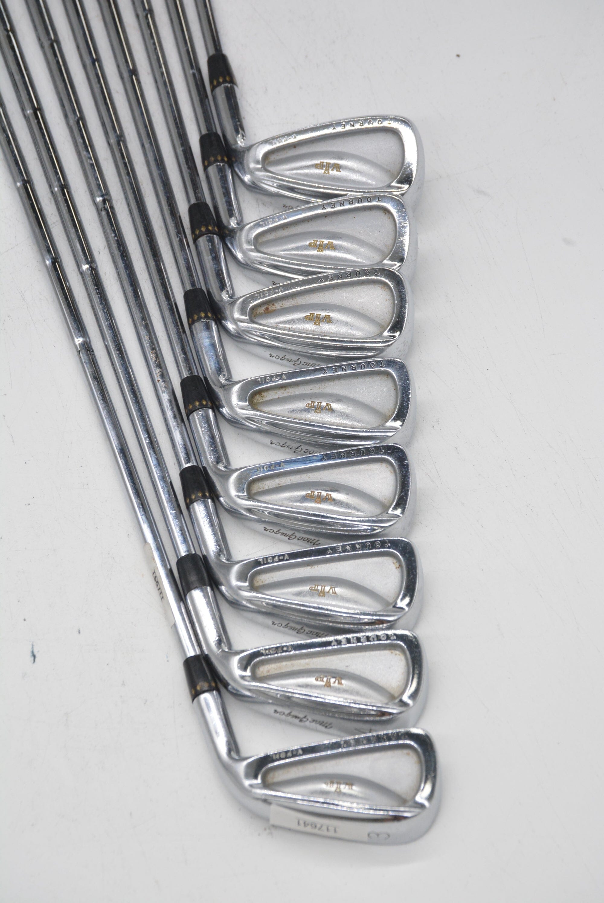 MacGregor Vip V-Foil 1025-C 3-PW Iron Set S Flex +0.25" Golf Clubs GolfRoots