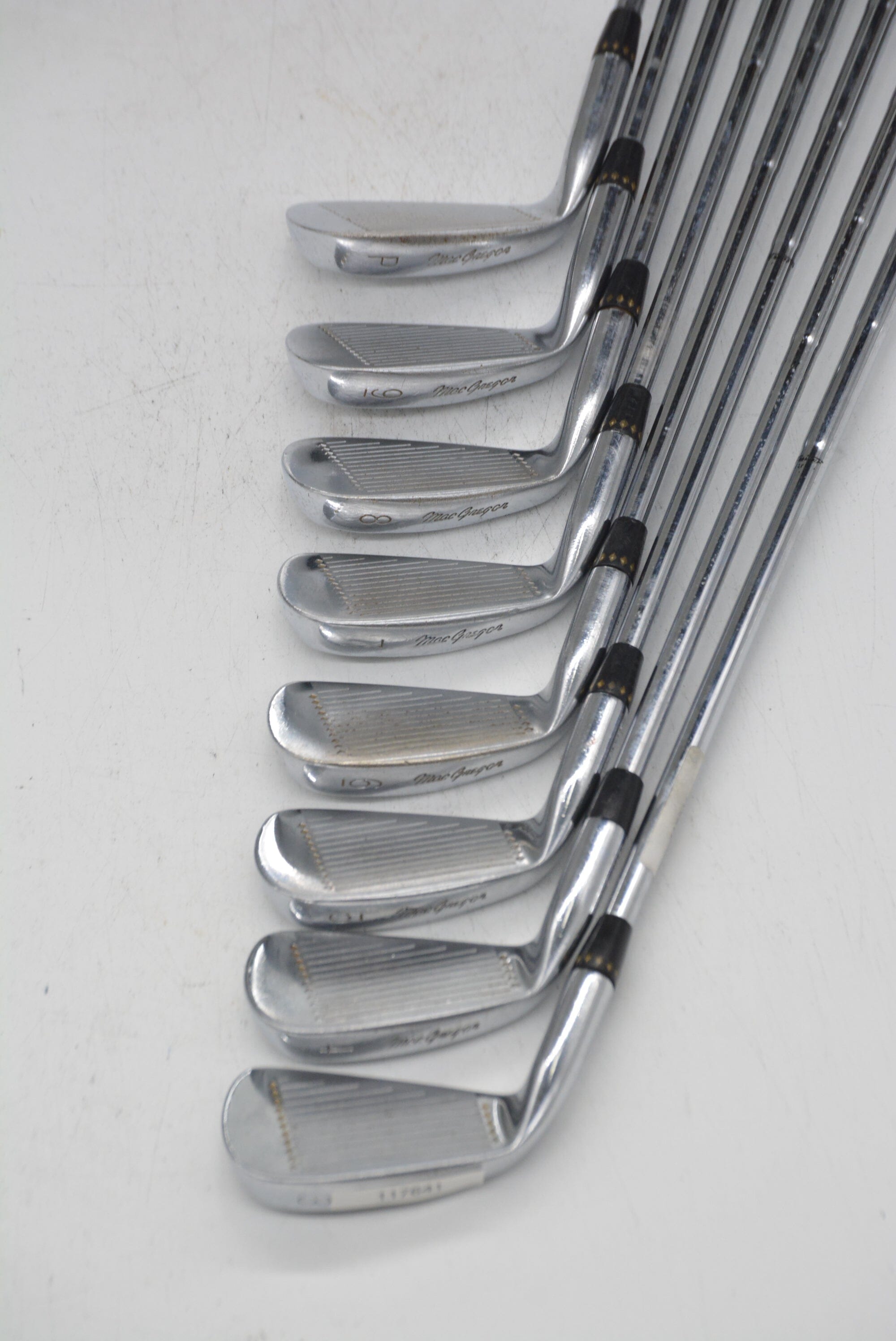MacGregor Vip V-Foil 1025-C 3-PW Iron Set S Flex +0.25" Golf Clubs GolfRoots