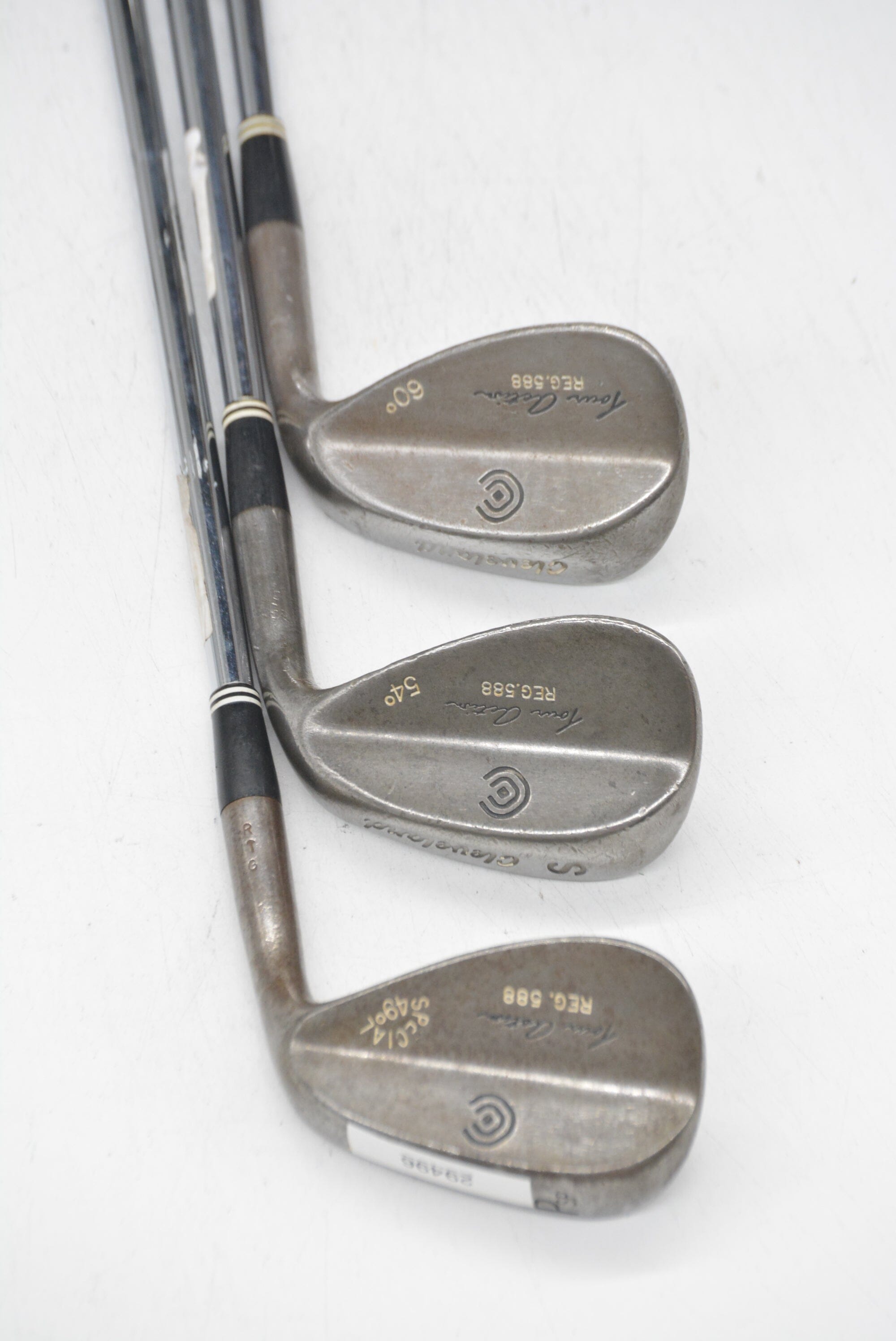 Cleveland 588 Tour Action 49, 54, 60 Degree Wedge Set S Flex Golf Clubs GolfRoots