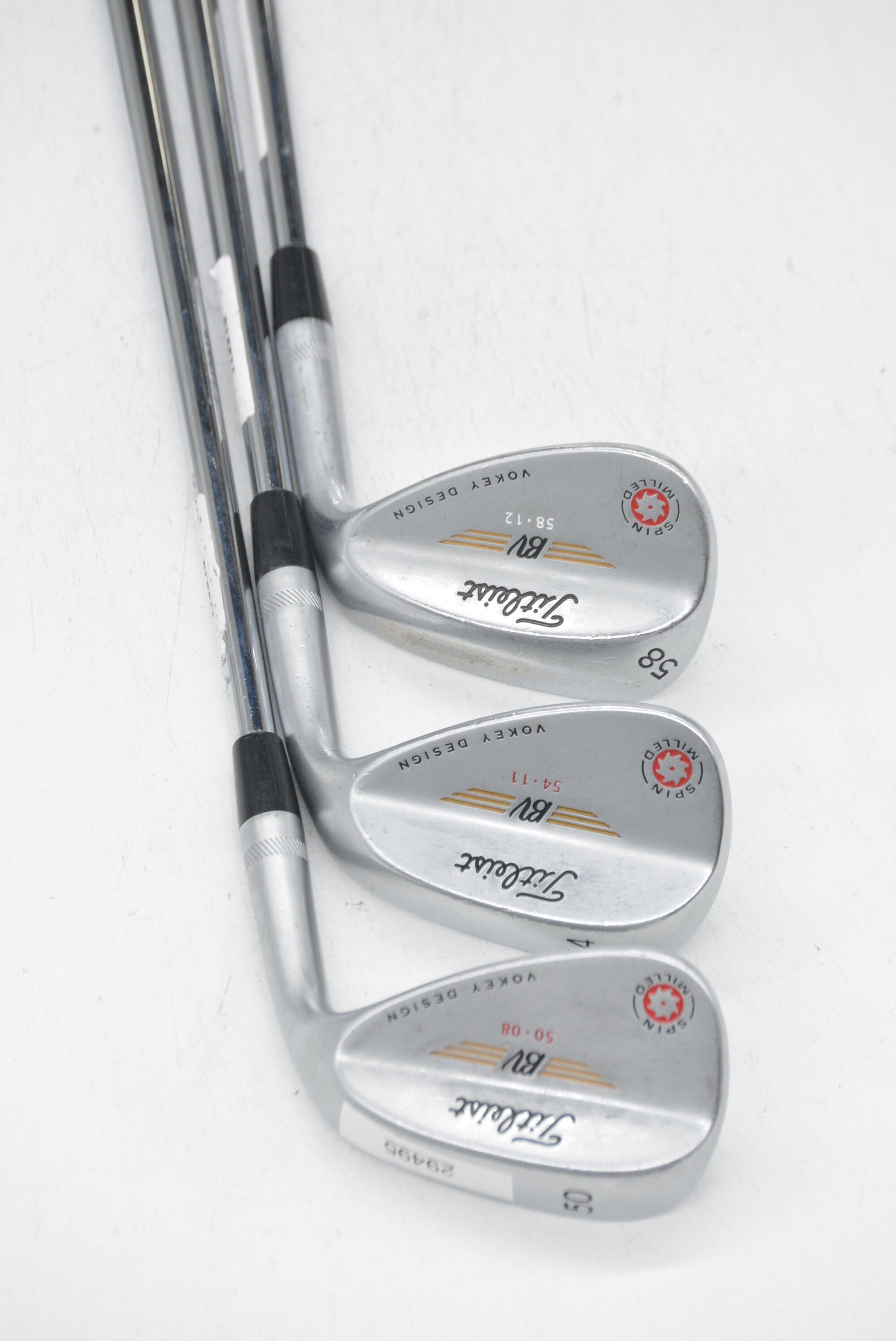 Titleist Vokey Spin Milled 50, 54, 58 Degree Wedge Set S Flex Golf Clubs GolfRoots