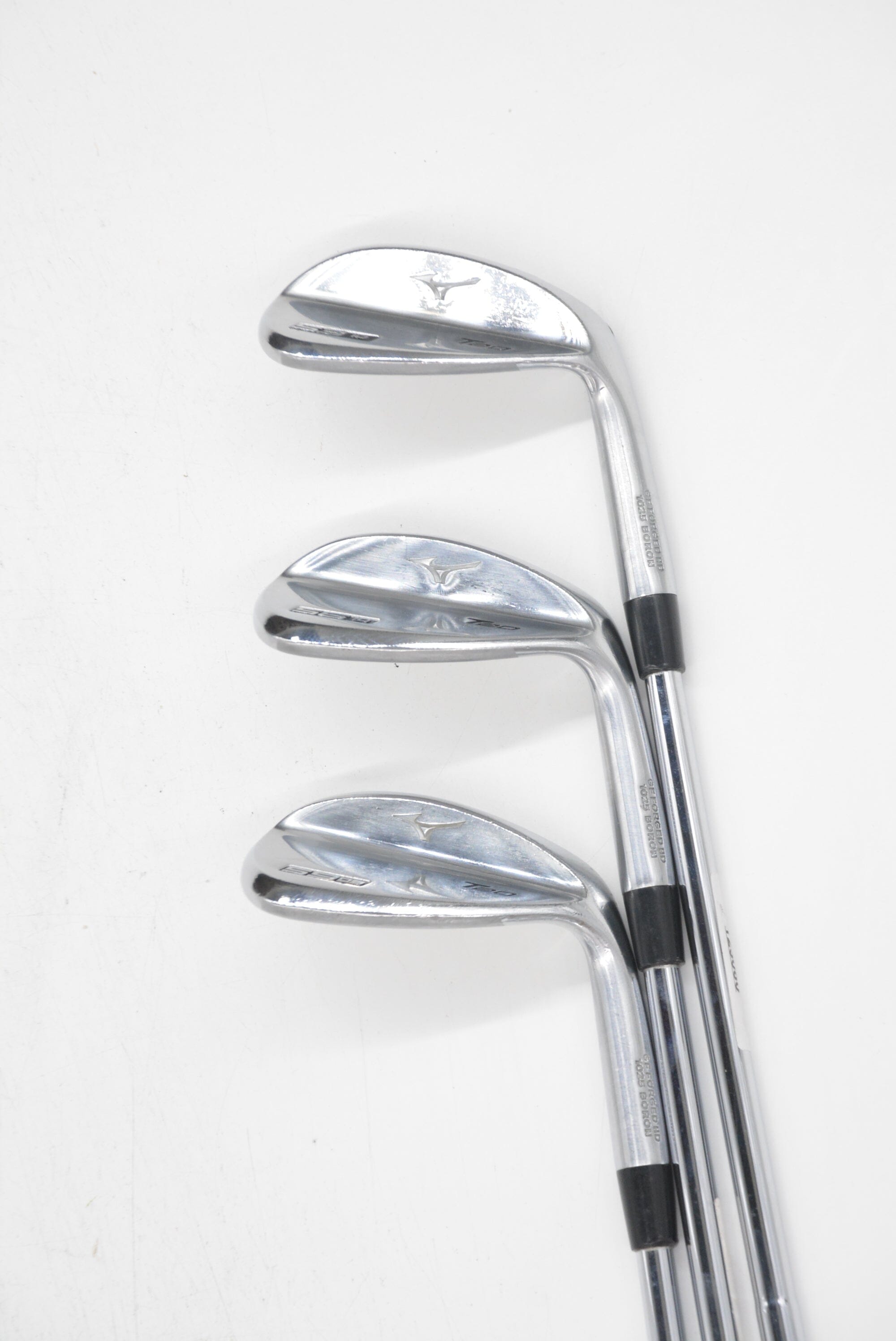 Mizuno T20 Satin Chrome 53, 56, 59 Degree Wedge Set S Flex Golf Clubs GolfRoots