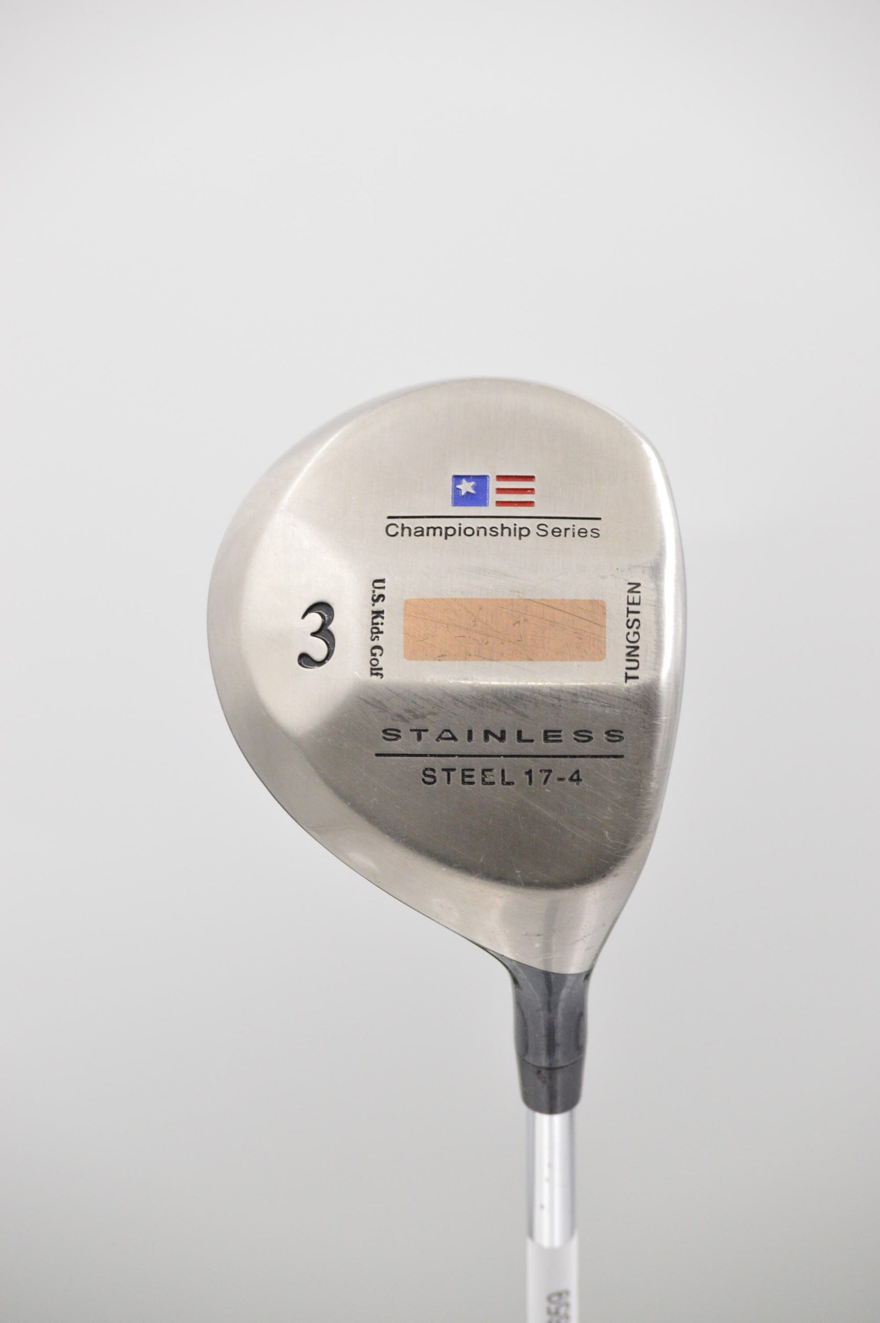Kids USKG Stainless Steel 17-4 3 Wood K Flex Golf Clubs GolfRoots