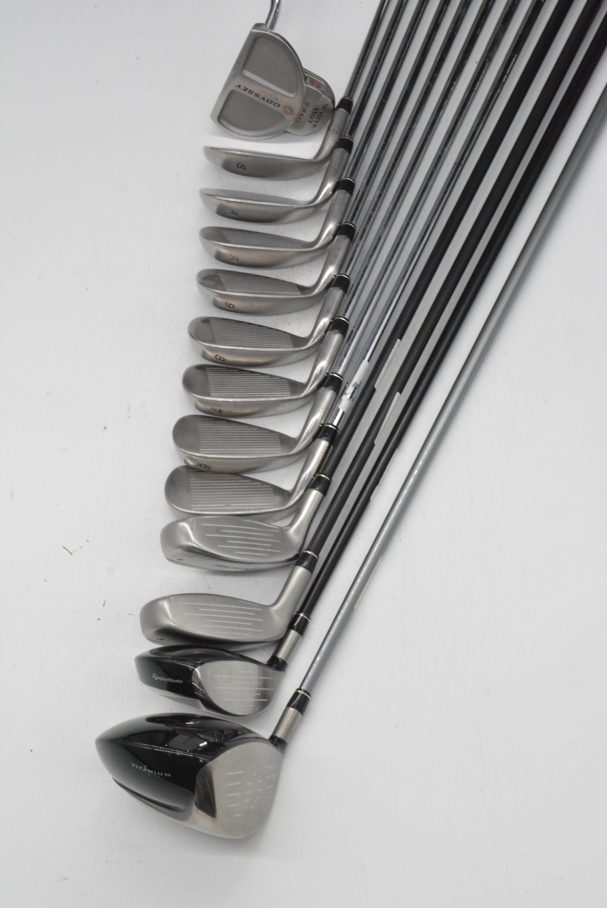TaylorMade Rac OS Mixed Full Set R Flex +0.5" Golf Clubs GolfRoots