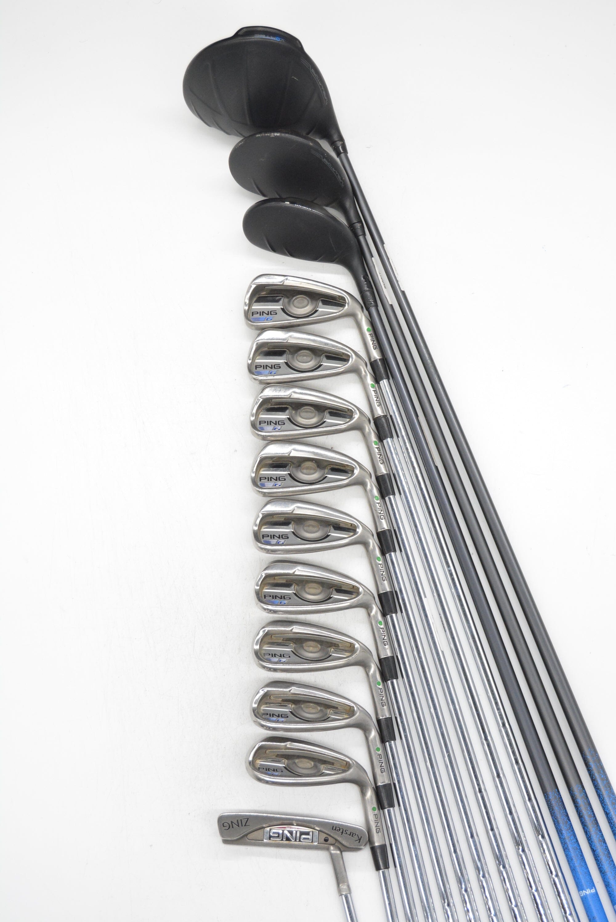 Ping G Mixed Full Set S Flex +0.5" Golf Clubs GolfRoots