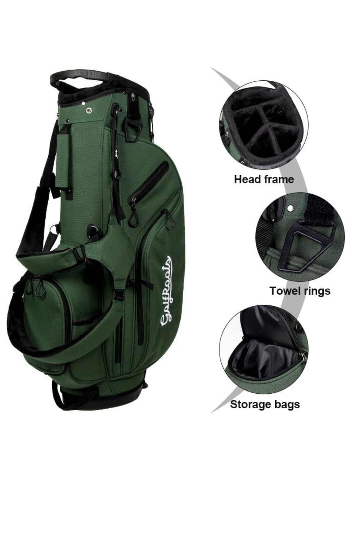 The GolfRoots Ridgeline Bag Golf Clubs GolfRoots