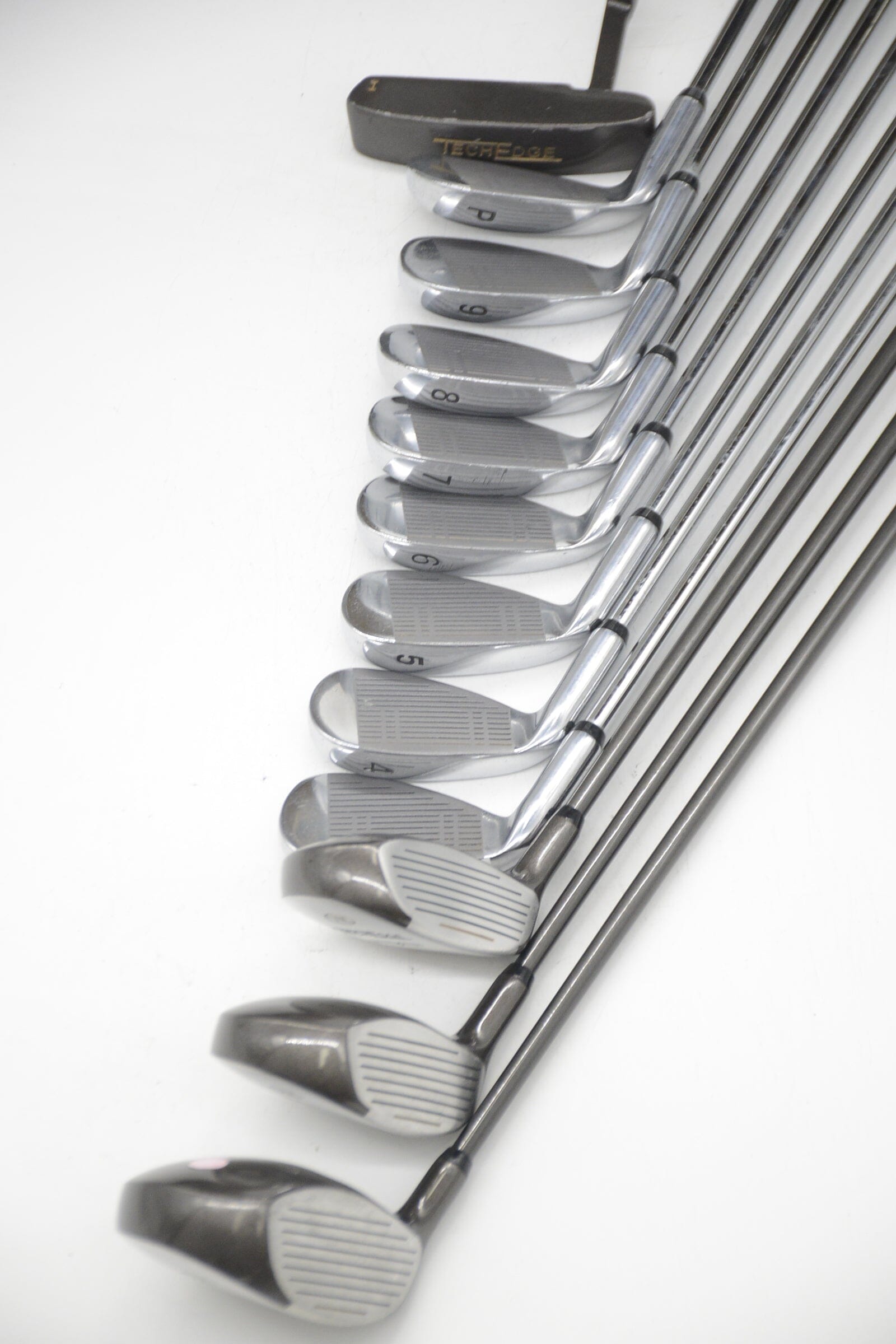 *Dented* TechEdge Z-325 Mixed Full Set R Flex -0.75" Golf Clubs GolfRoots