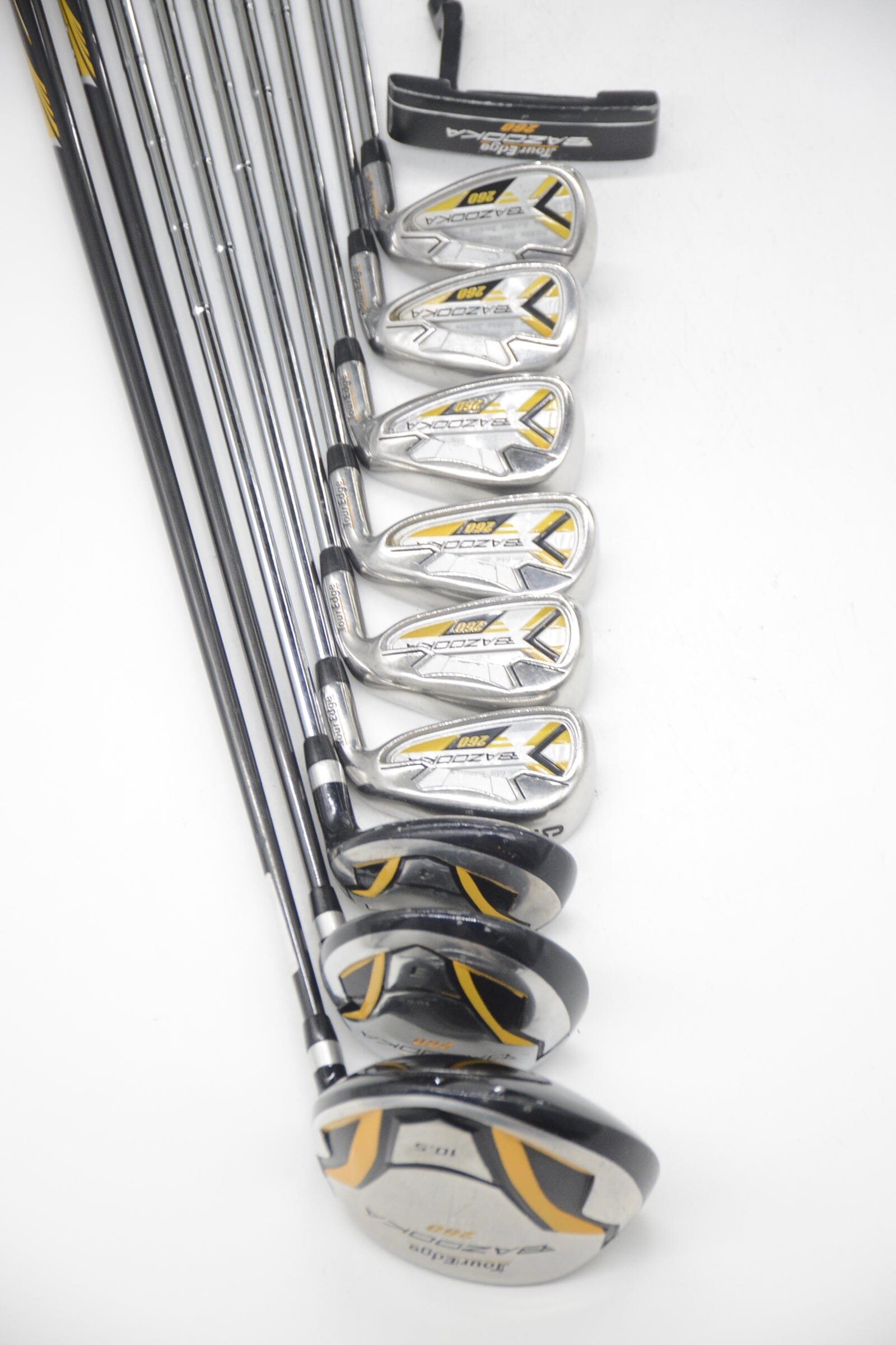 Tour Edge Bazooka 260 Mixed Full Set Uniflex -0.25" Golf Clubs GolfRoots