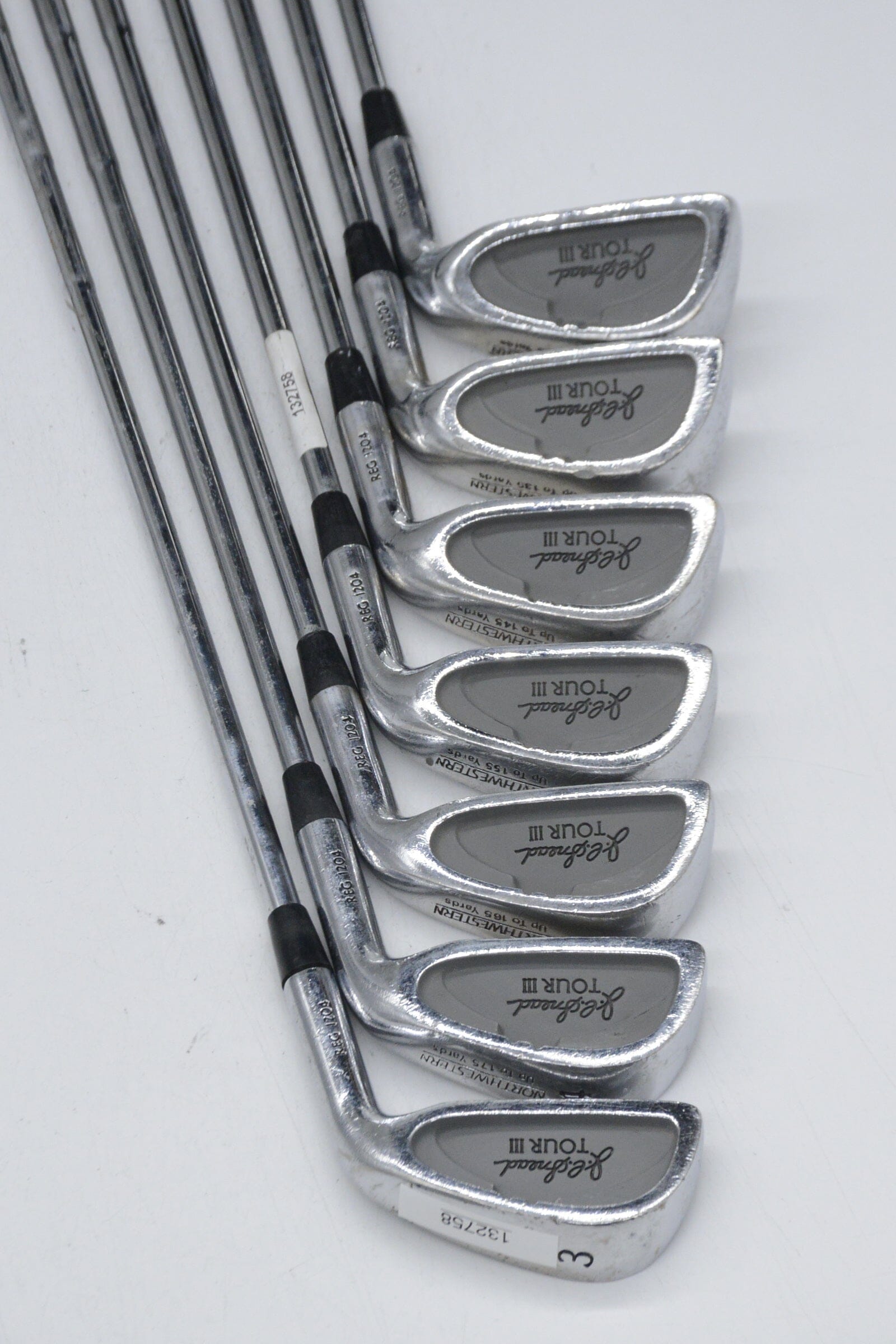 Northwestern Tour III 3-9 Iron Set R Flex -0.5" Golf Clubs GolfRoots