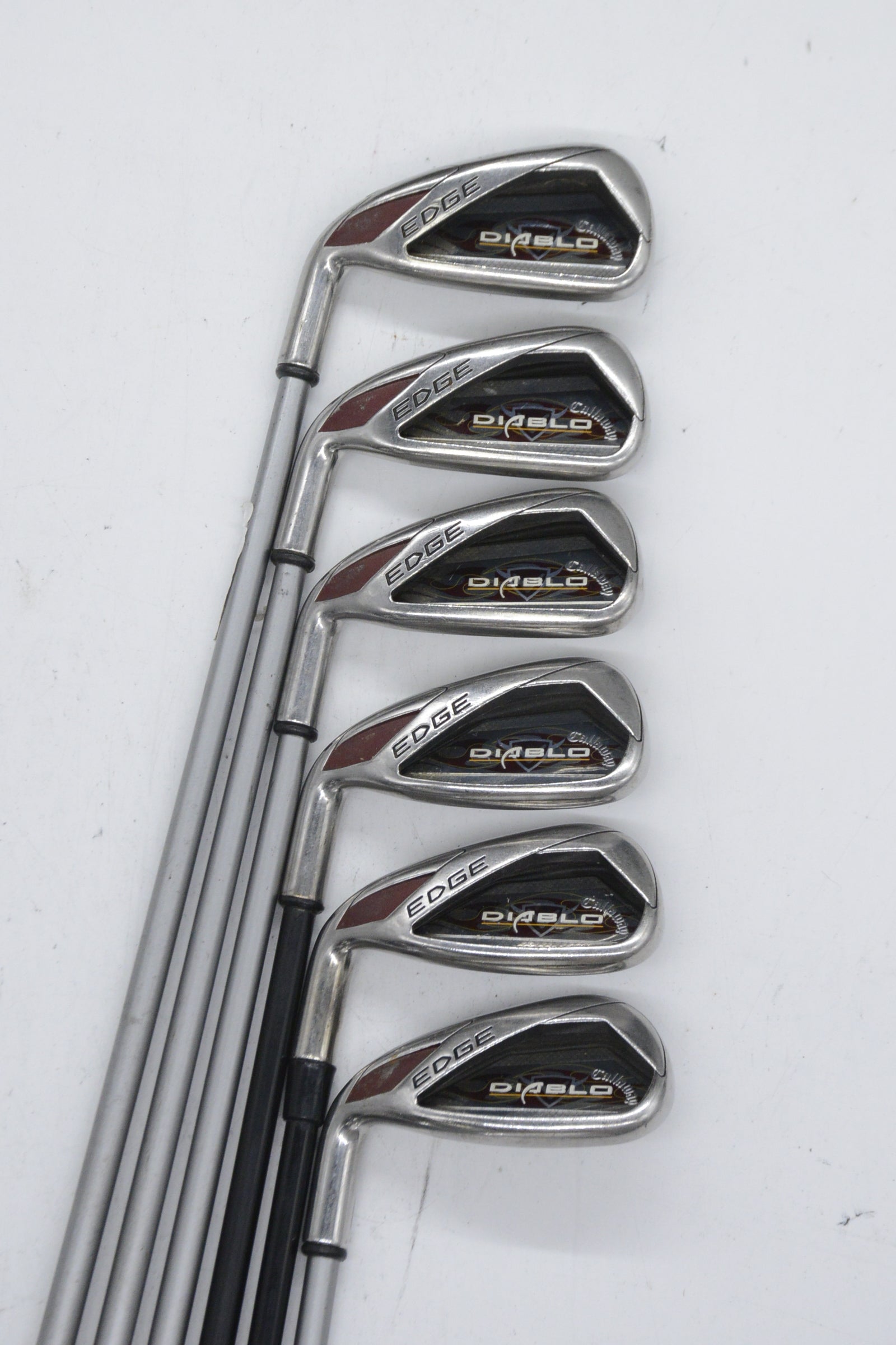 Women's Lefty Callaway Diablo Edge 5-PW Iron Set W Flex Std Length