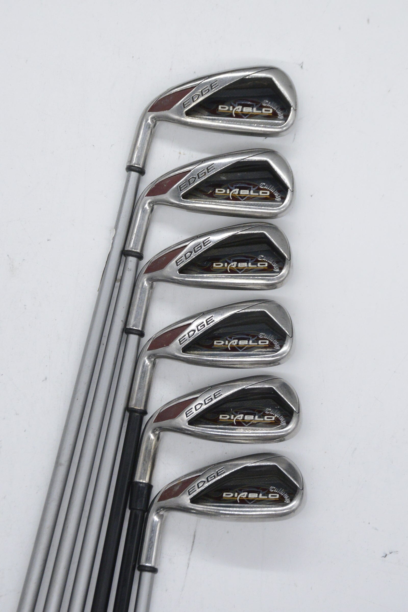Women's Lefty Callaway Diablo Edge 5-PW Iron Set W Flex Std Length Golf Clubs GolfRoots