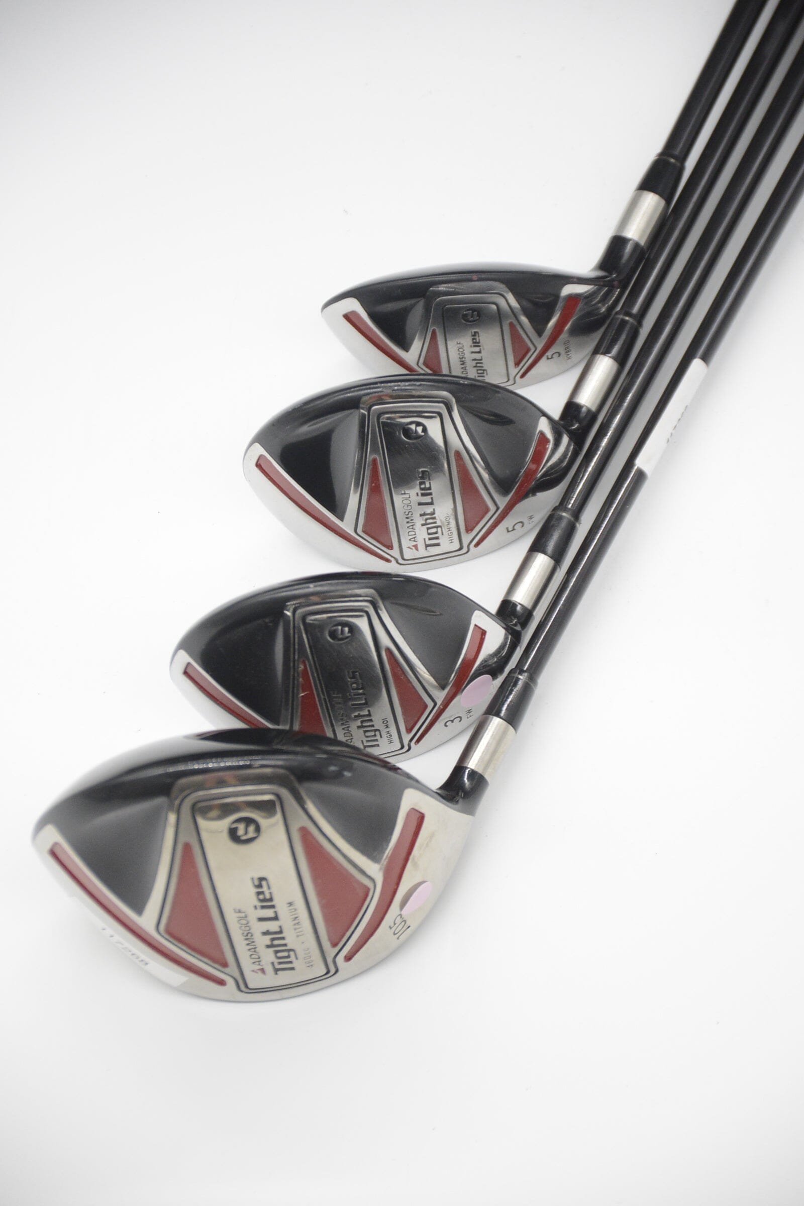 Lefty *Dented* Adams Tight Lies D, 3W, 5W, 5H Wood Set Uniflex Golf Clubs GolfRoots