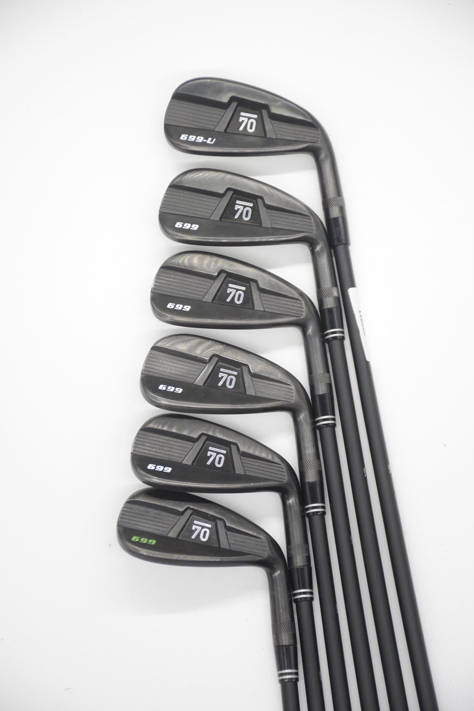 Sub 70 699 Pro v2 Black 5-PW Iron Set R Flex +0.5" Golf Clubs GolfRoots