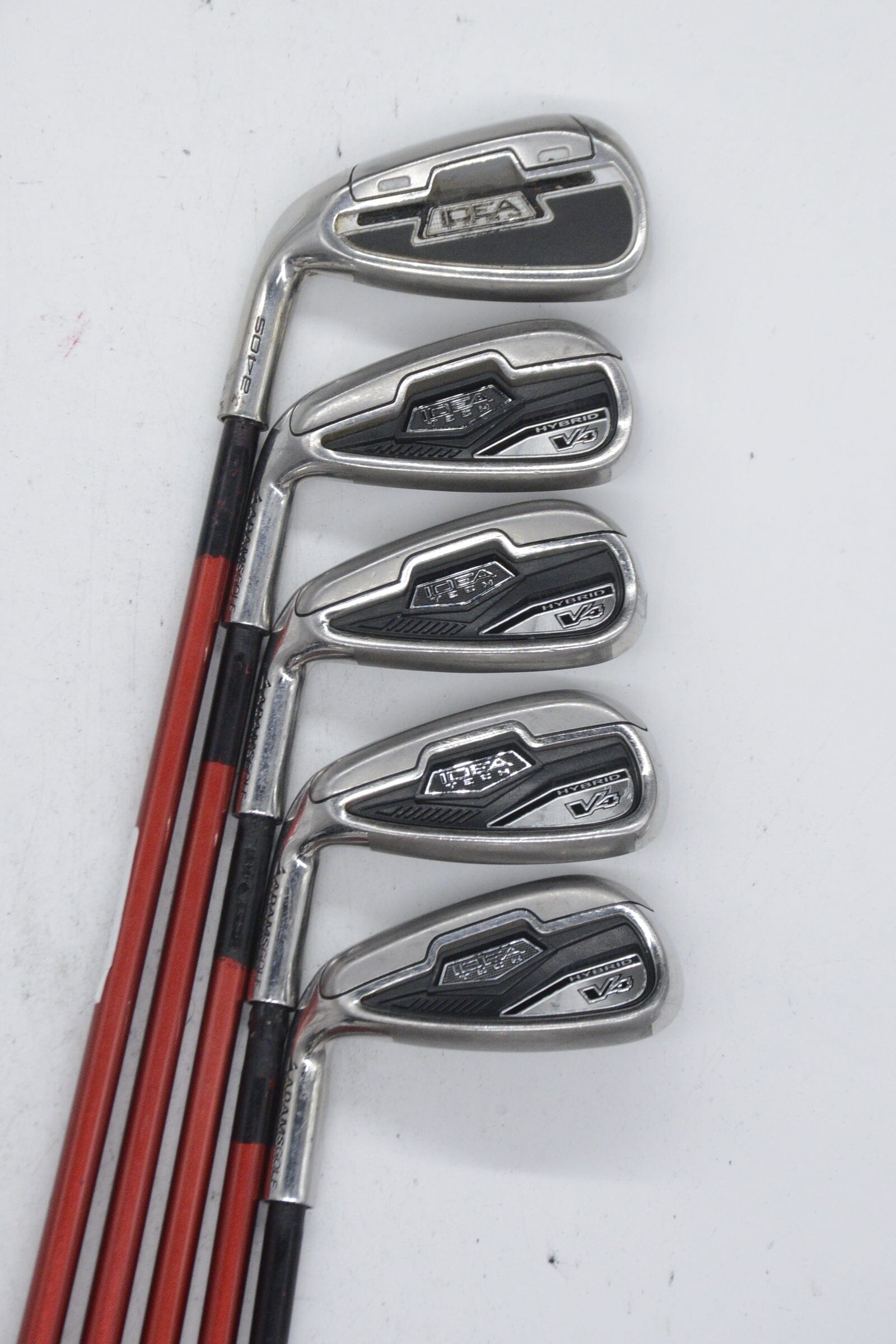 Lefty Adams Idea Tech V4 Hybrid 6-PW Iron Set R Flex -0.25" Golf Clubs GolfRoots