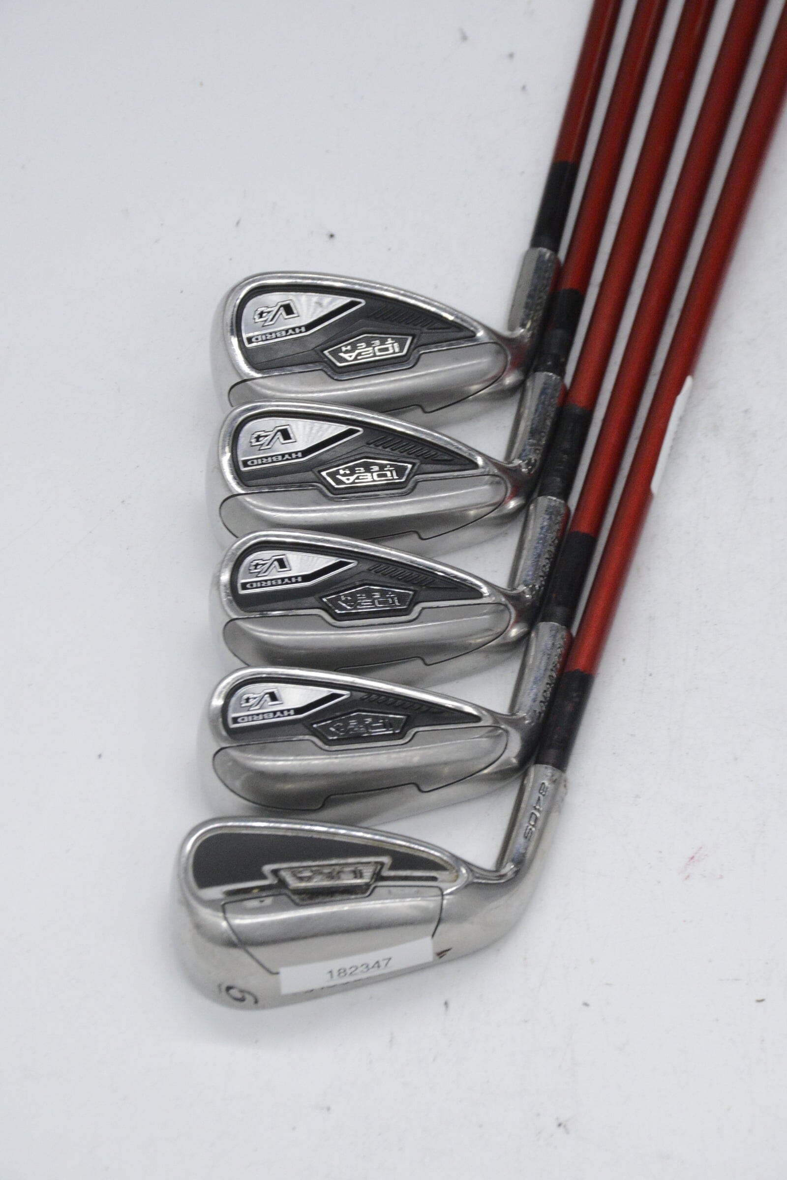 Lefty Adams Idea Tech V4 Hybrid 6-PW Iron Set R Flex -0.25" Golf Clubs GolfRoots