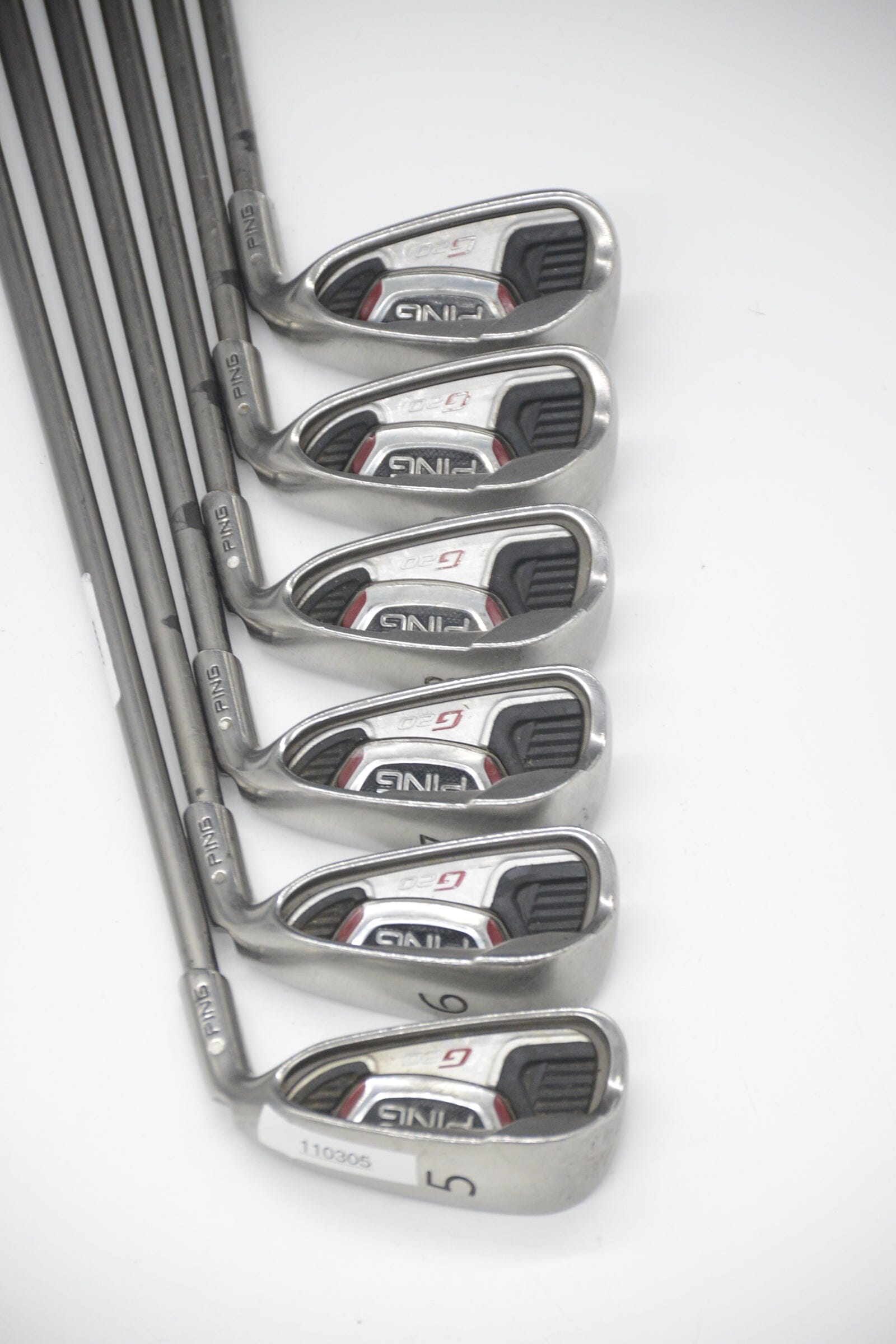 Ping G20 5-PW Iron Set SR Flex -0.5" Golf Clubs GolfRoots